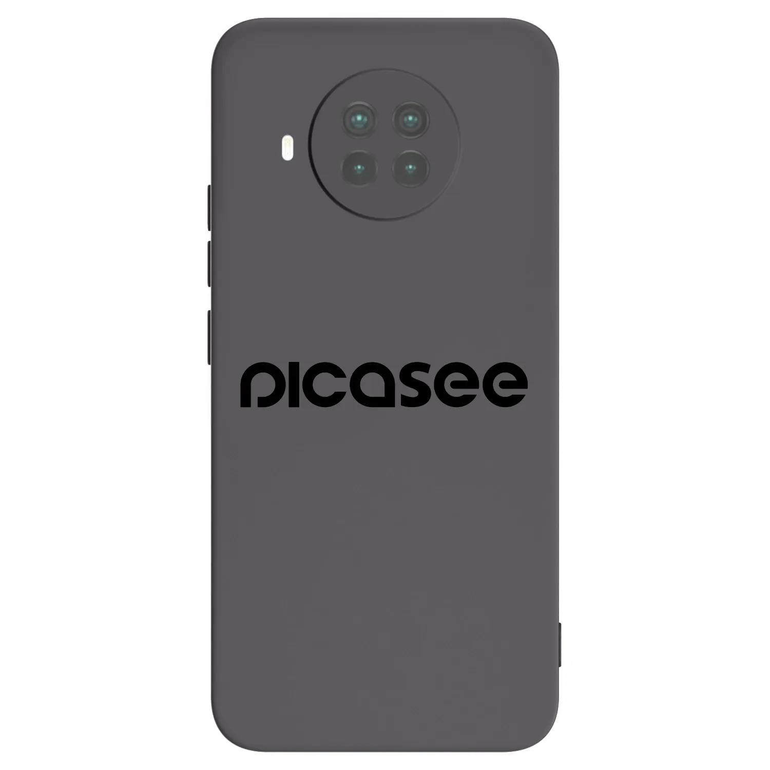 Picasee fekete szilikon tok az alábbi mobiltelefonokra Xiaomi Mi 10T Lite - Picasee - new logo - black