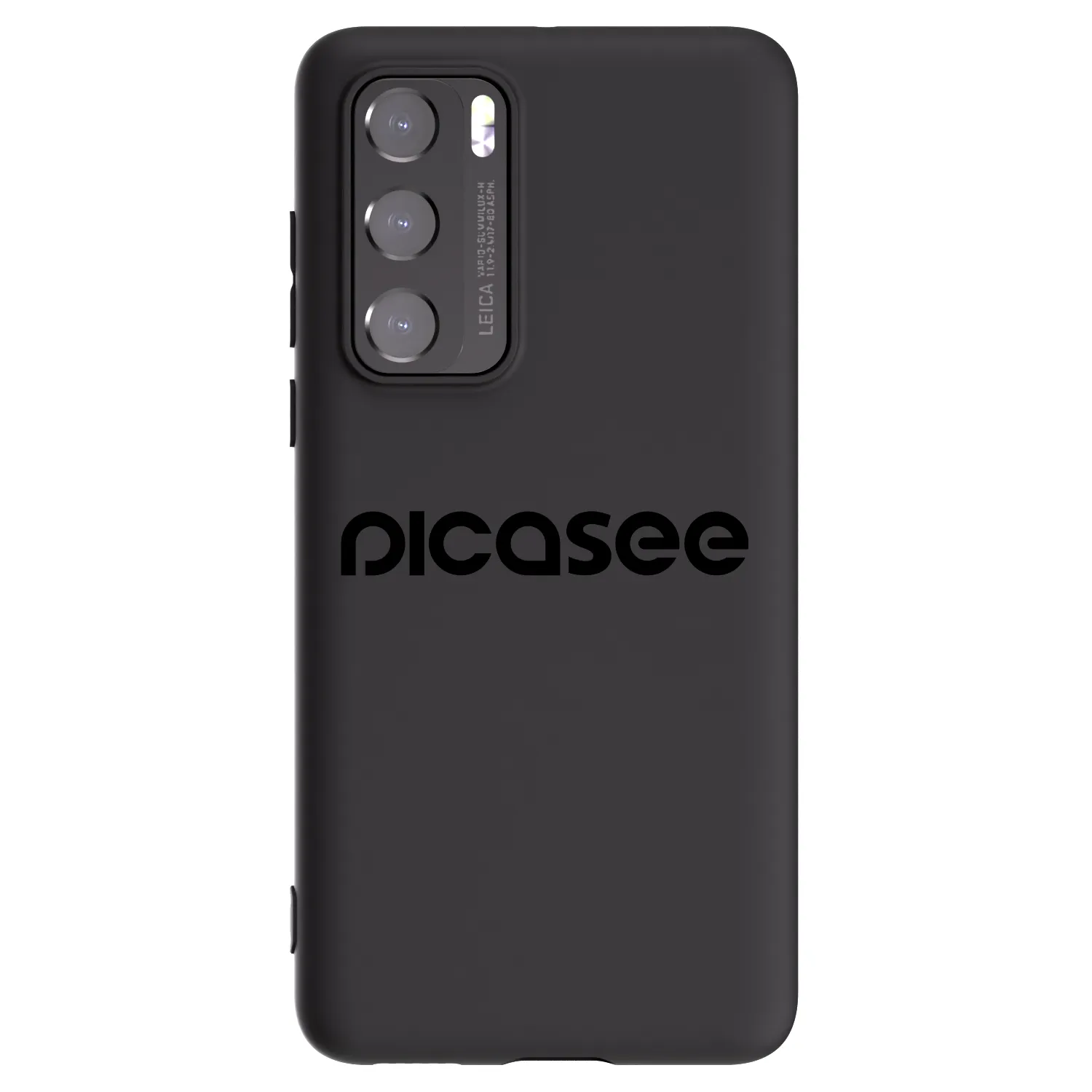 Picasee fekete szilikon tok az alábbi mobiltelefonokra Huawei P40 - Picasee - new logo - black