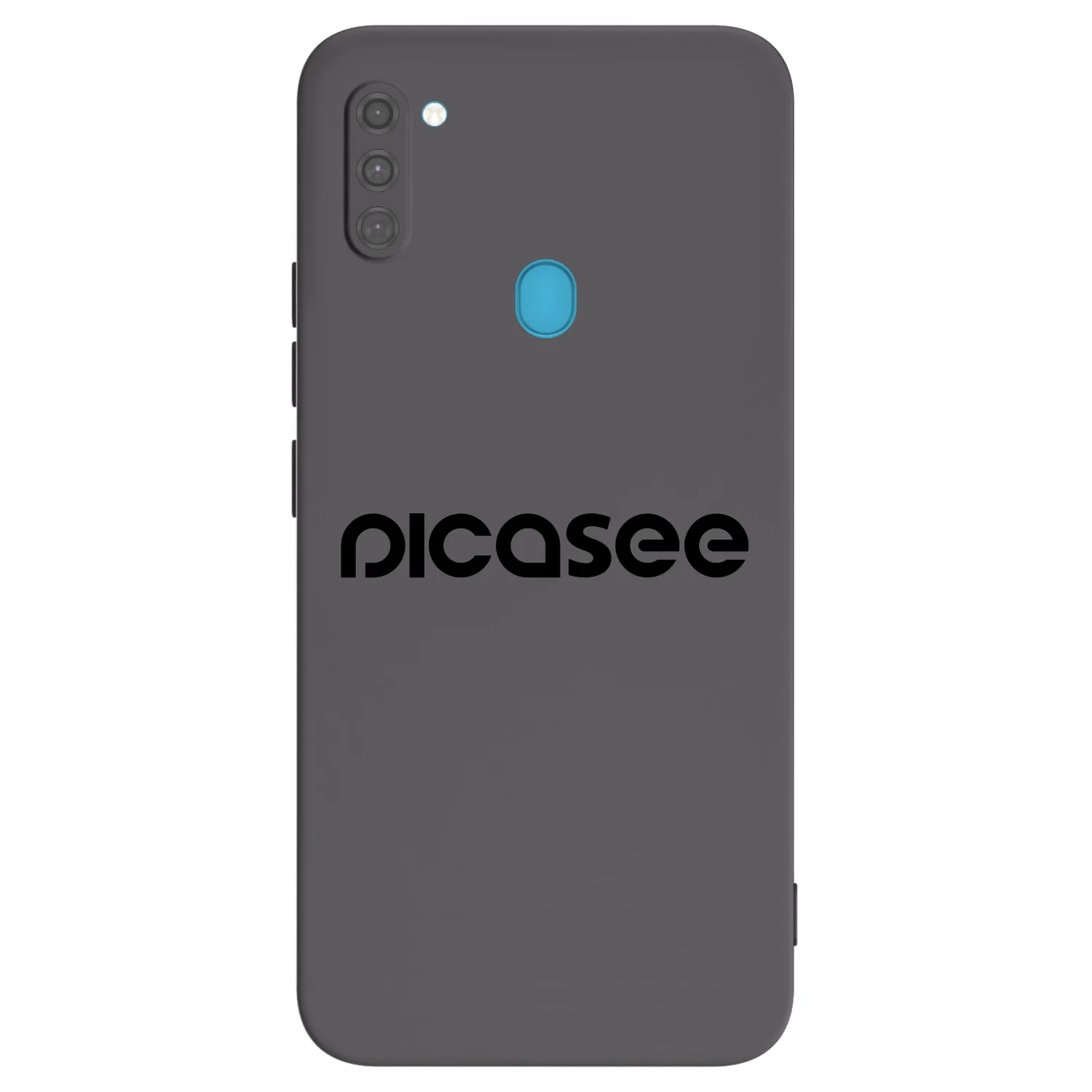 Picasee fekete szilikon tok az alábbi mobiltelefonokra Samsung Galaxy M11 - Picasee - new logo - black