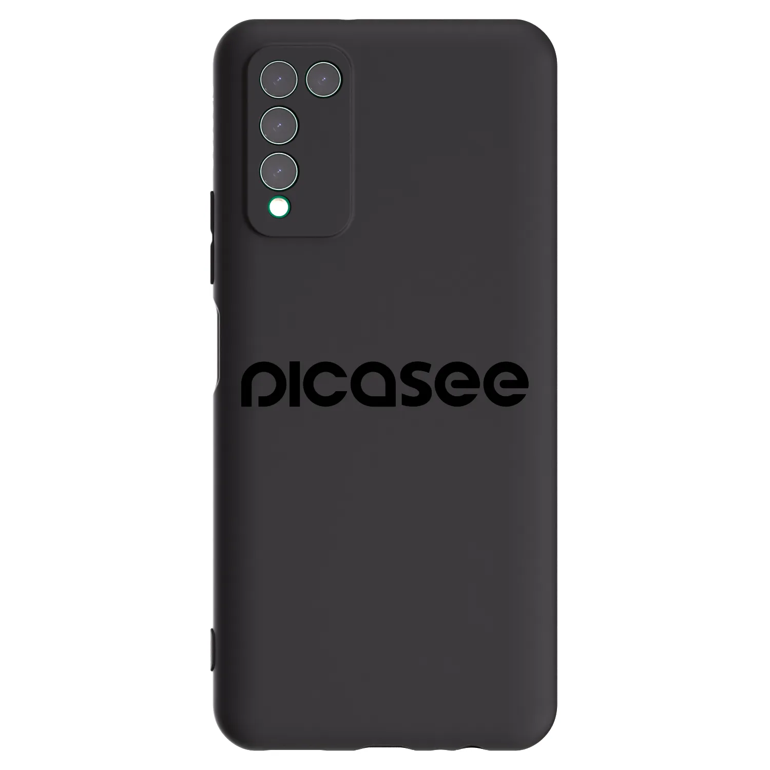 Picasee fekete szilikon tok az alábbi mobiltelefonokra Honor 10X Lite - Picasee - new logo - black