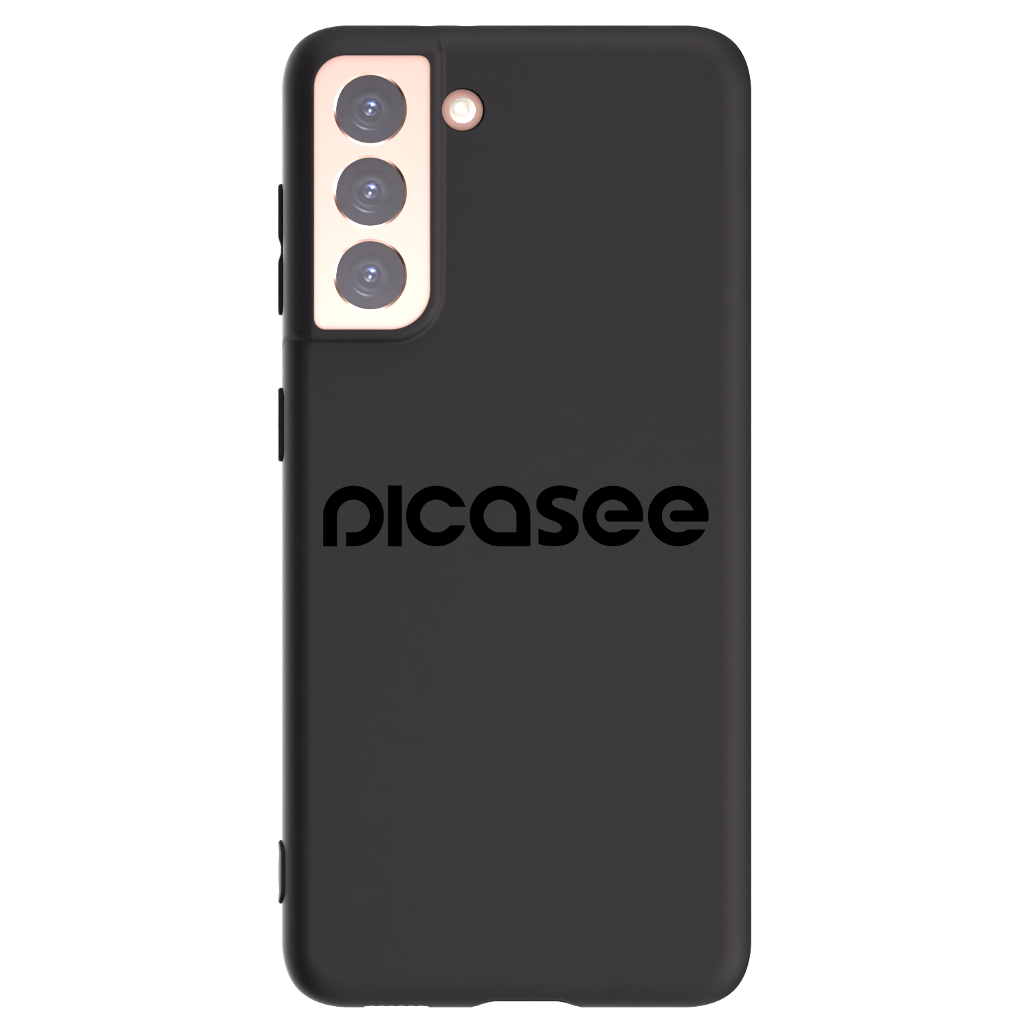 Picasee fekete szilikon tok az alábbi mobiltelefonokra Samsung Galaxy S21 5G G991B - Picasee - new logo - black