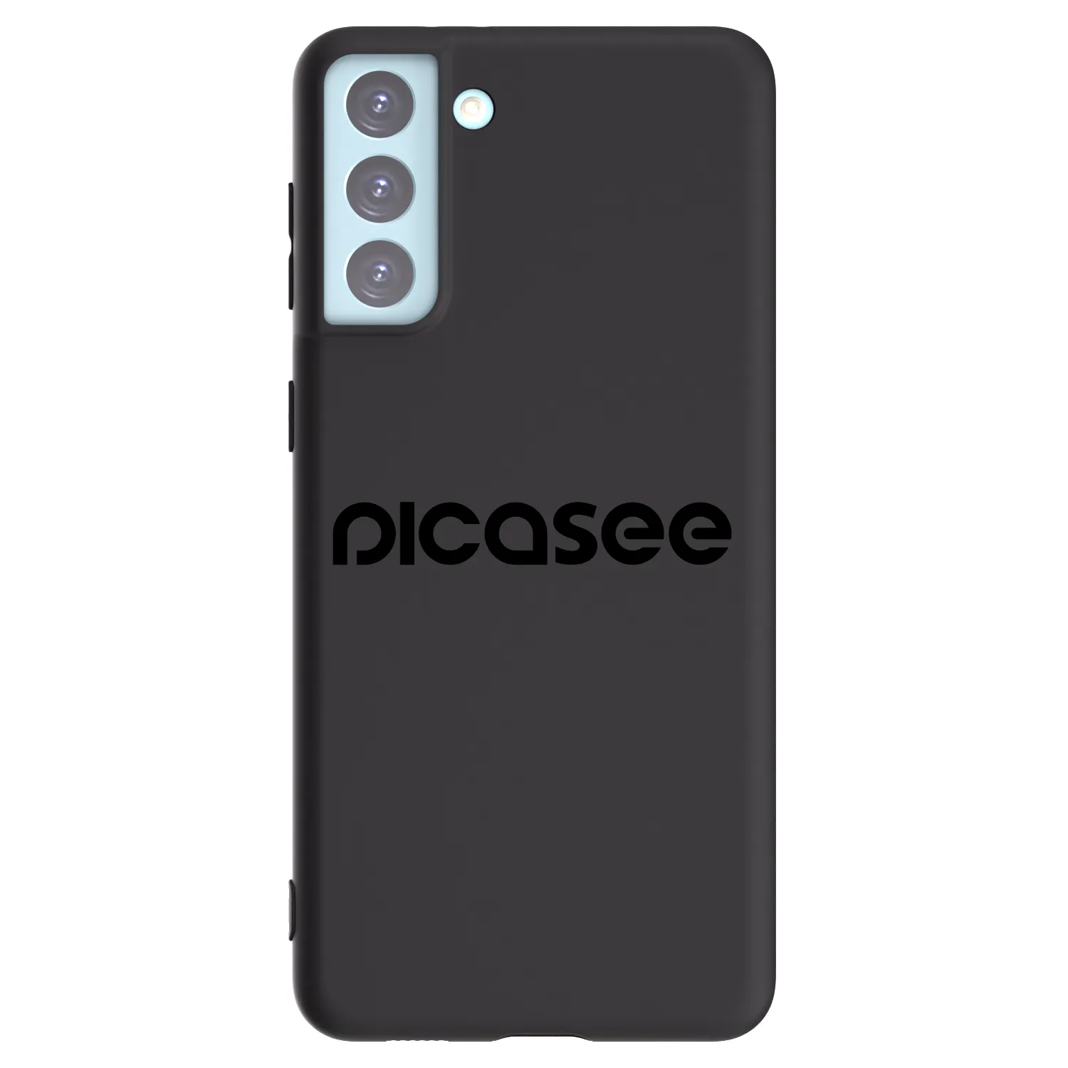 Picasee fekete szilikon tok az alábbi mobiltelefonokra Samsung Galaxy S21+ 5G G996F - Picasee - new logo - black