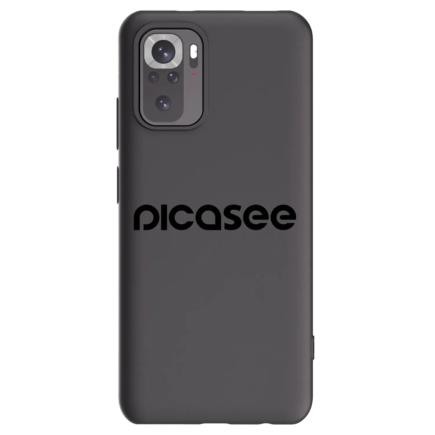 Picasee fekete szilikon tok az alábbi mobiltelefonokra Xiaomi Redmi Note 10 - Picasee - new logo - black