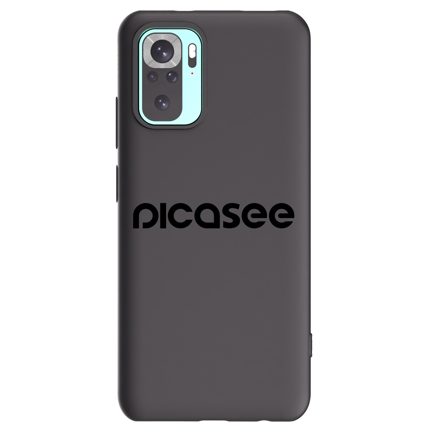 Picasee fekete szilikon tok az alábbi mobiltelefonokra Xiaomi Redmi Note 10 Pro - Picasee - new logo - black