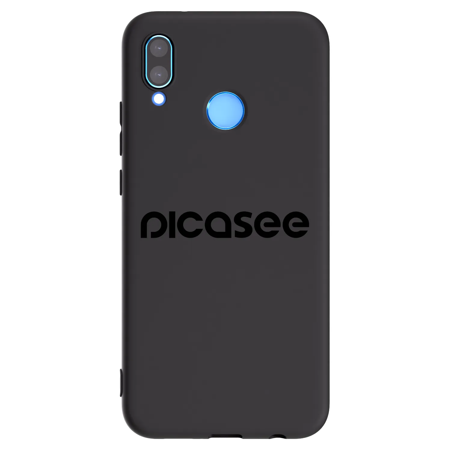 Picasee fekete szilikon tok az alábbi mobiltelefonokra Huawei P20 Lite - Picasee - new logo - black