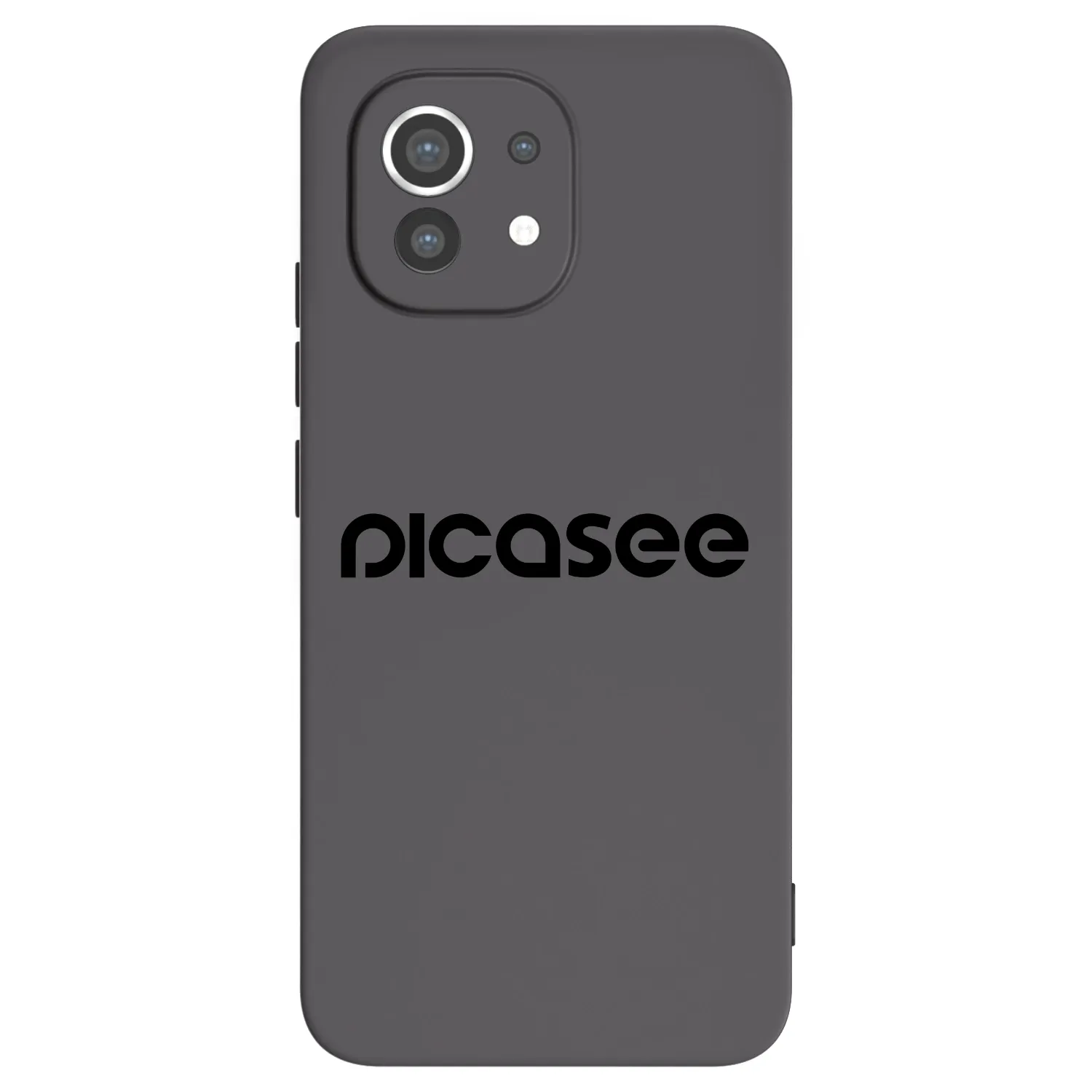 Picasee fekete szilikon tok az alábbi mobiltelefonokra Xiaomi Mi 11 - Picasee - new logo - black