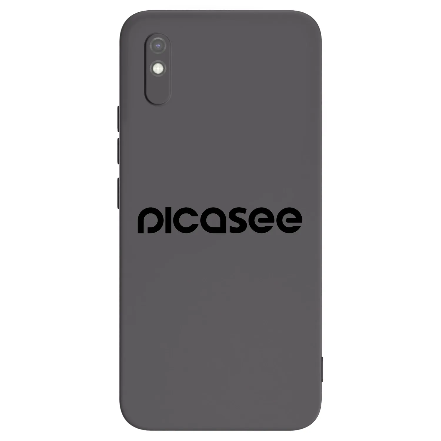 Picasee fekete szilikon tok az alábbi mobiltelefonokra Xiaomi Redmi 9AT - Picasee - new logo - black