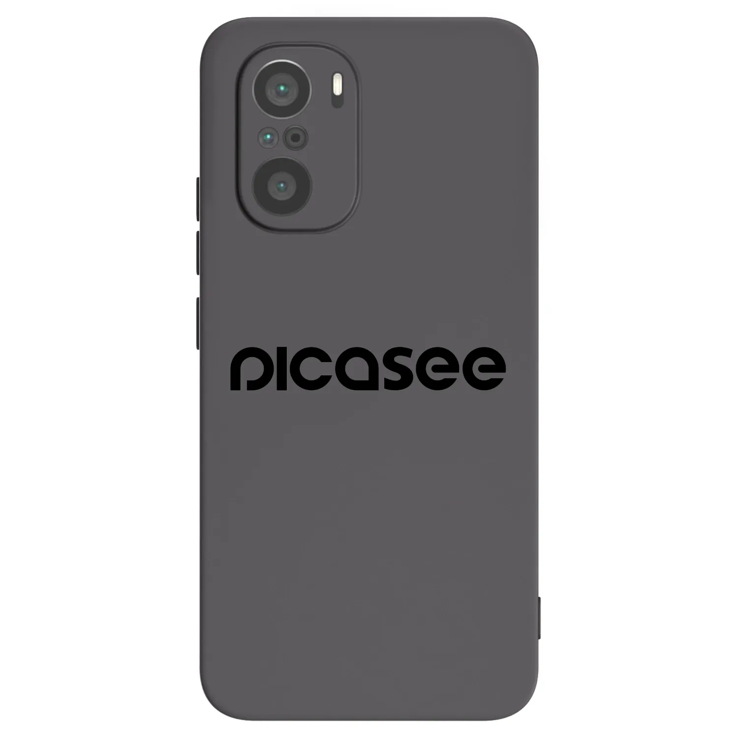 Picasee fekete szilikon tok az alábbi mobiltelefonokra Xiaomi Poco F3 - Picasee - new logo - black