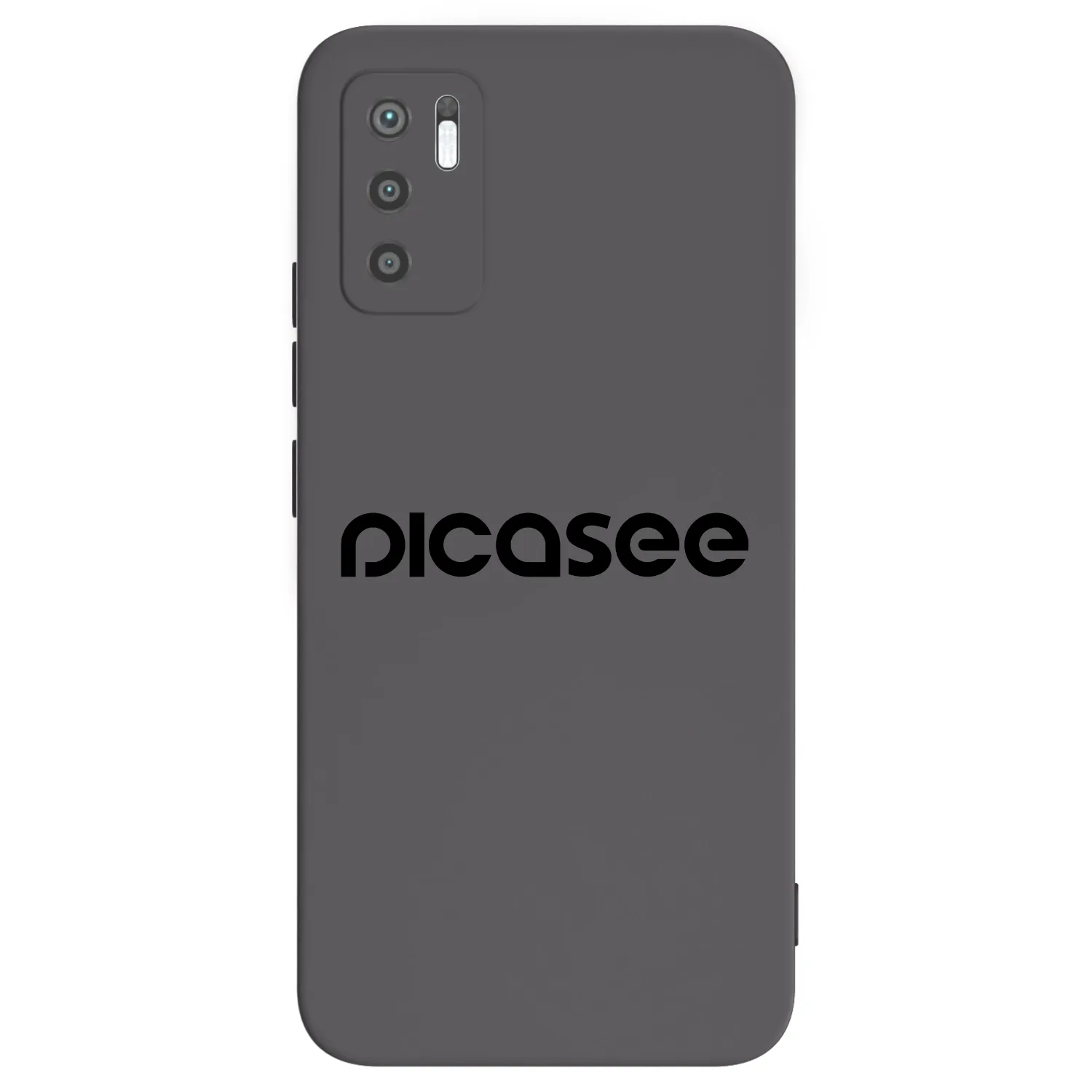 Picasee fekete szilikon tok az alábbi mobiltelefonokra Xiaomi Redmi Note 10 5G - Picasee - new logo - black