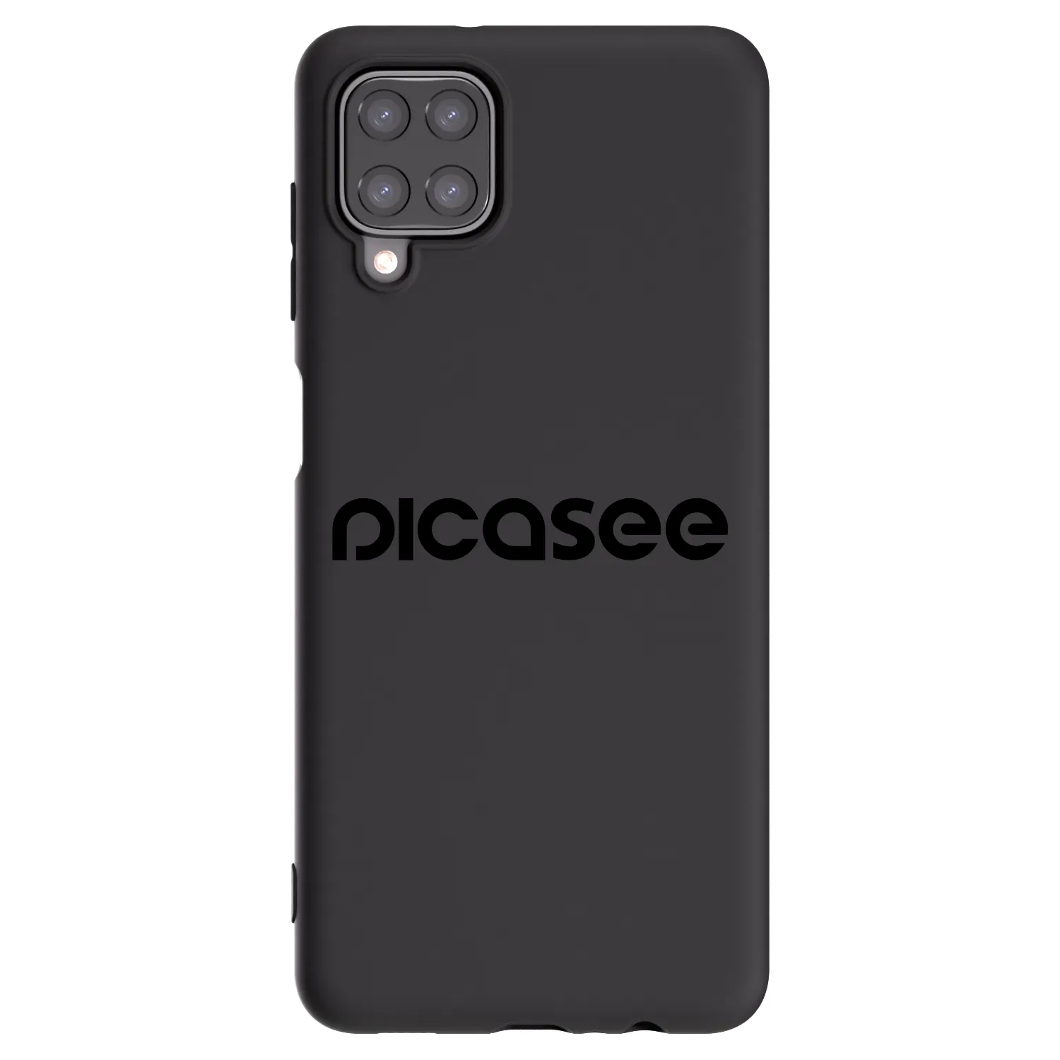 Picasee fekete szilikon tok az alábbi mobiltelefonokra Samsung Galaxy M12 M127F - Picasee - new logo - black