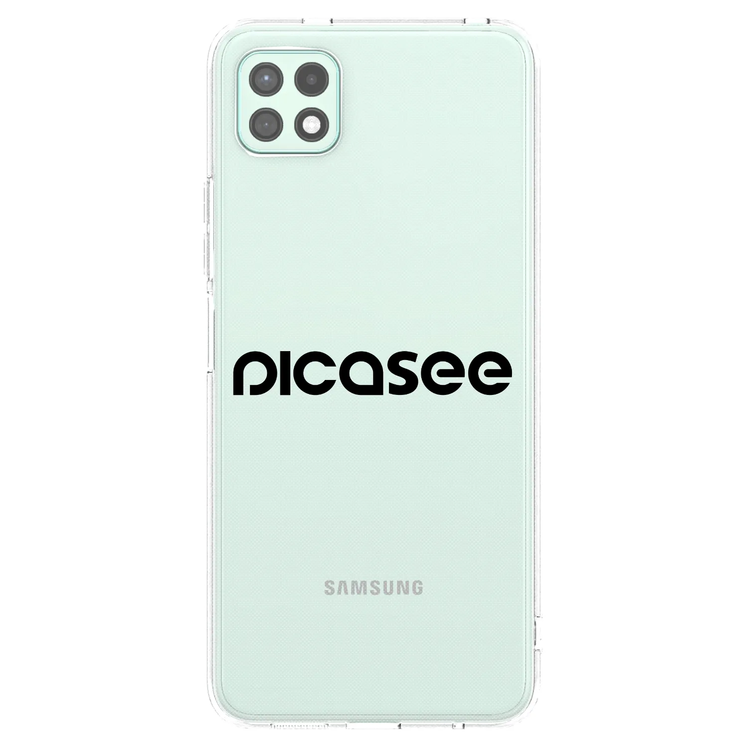Picasee átlátszó szilikon tok az alábbi mobiltelefonokra Samsung Galaxy A22 A226B 5G - Picasee - new logo - black