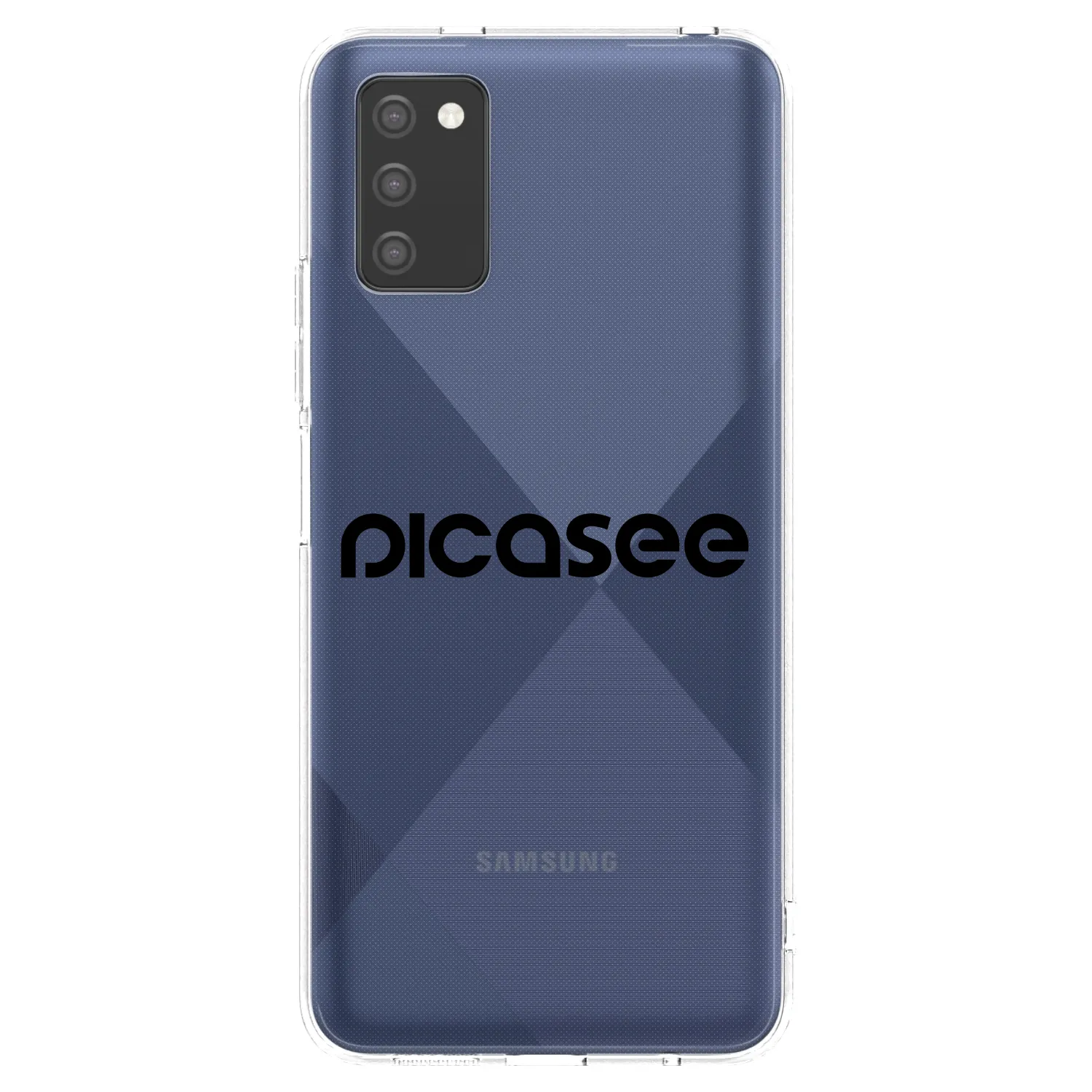 Picasee átlátszó szilikon tok az alábbi mobiltelefonokra Samsung Galaxy A02s A025G - Picasee - new logo - black
