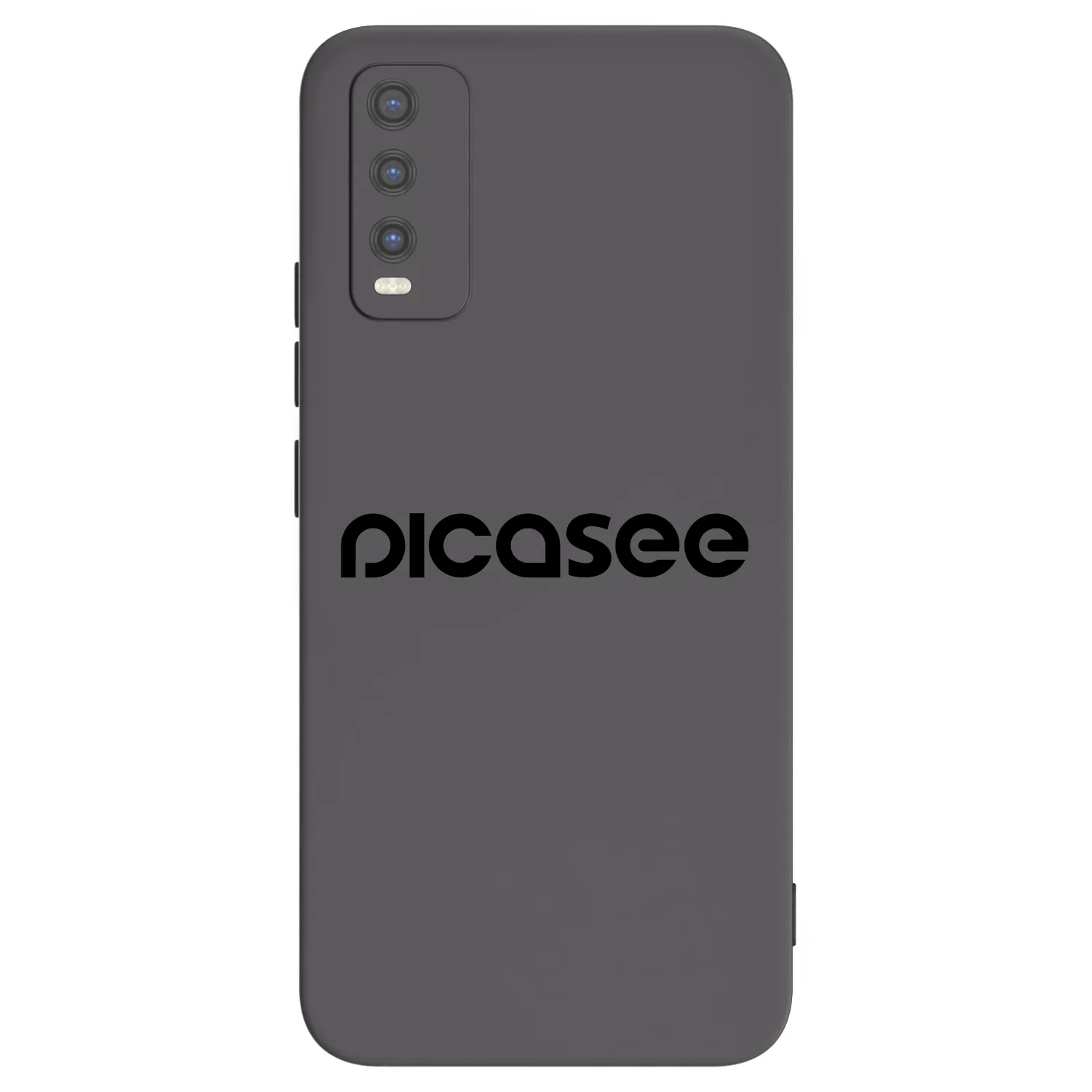 Picasee fekete szilikon tok az alábbi mobiltelefonokra Vivo Y20s - Picasee - new logo - black