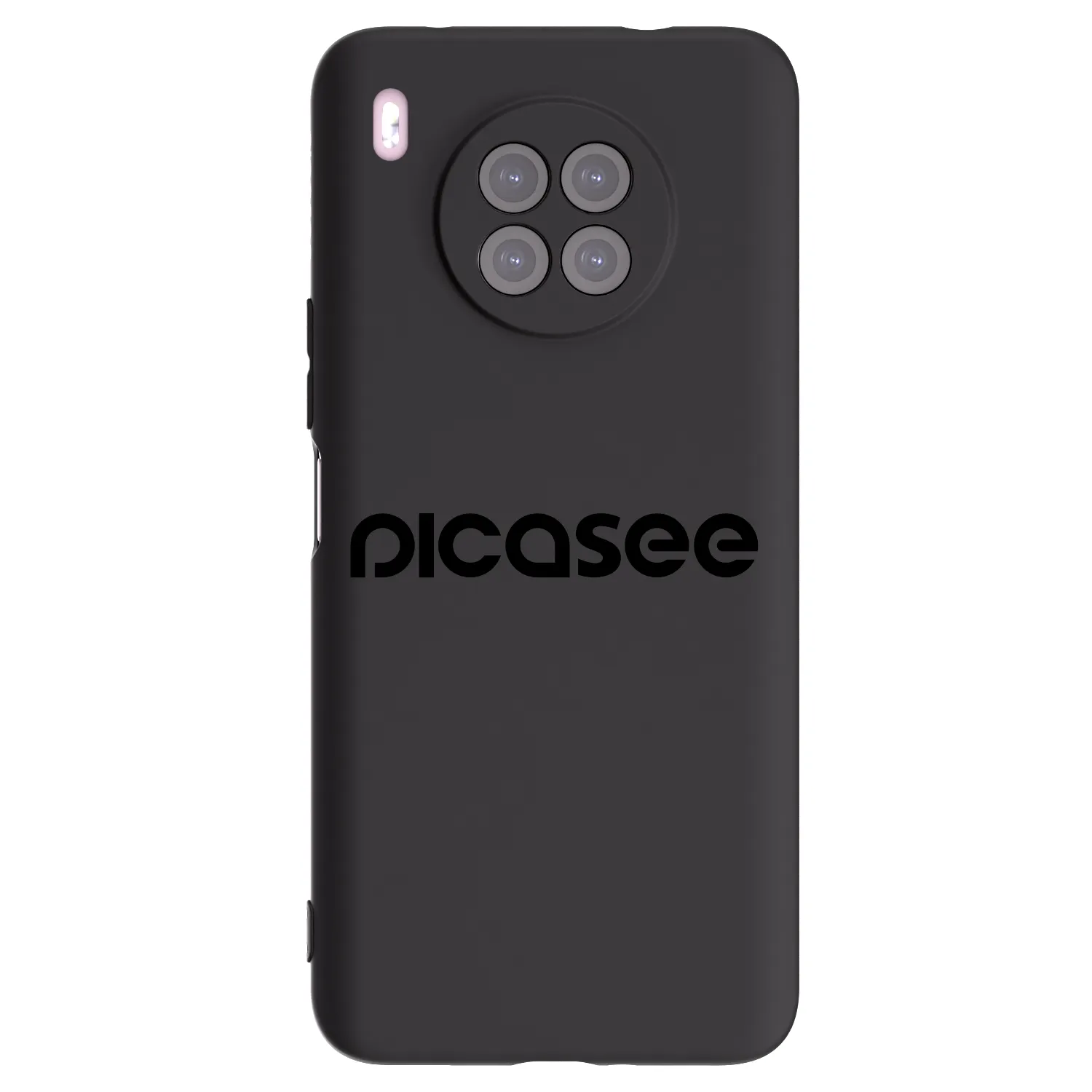 Picasee fekete szilikon tok az alábbi mobiltelefonokra Huawei Nova 8i - Picasee - new logo - black