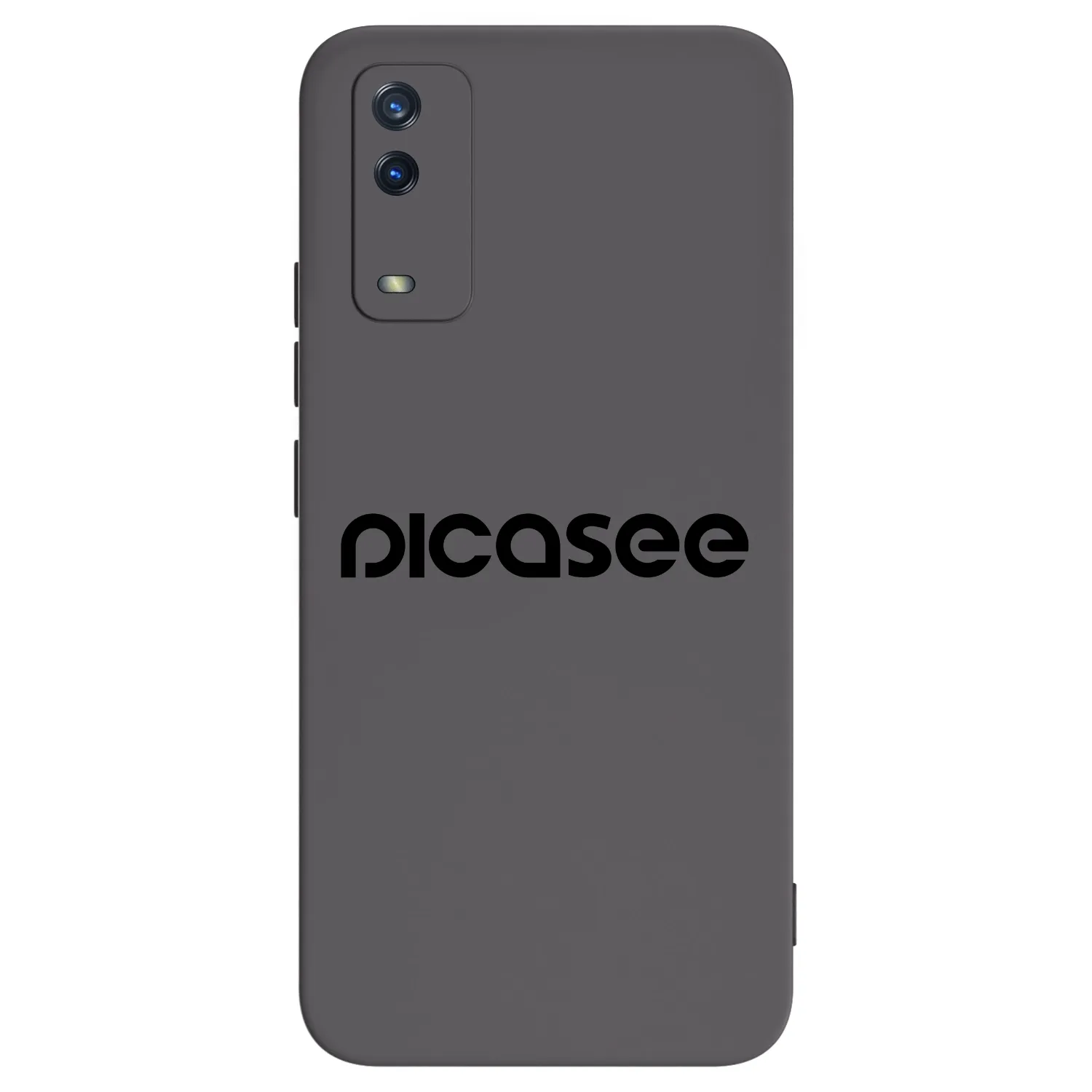 Picasee fekete szilikon tok az alábbi mobiltelefonokra Vivo Y11s - Picasee - new logo - black