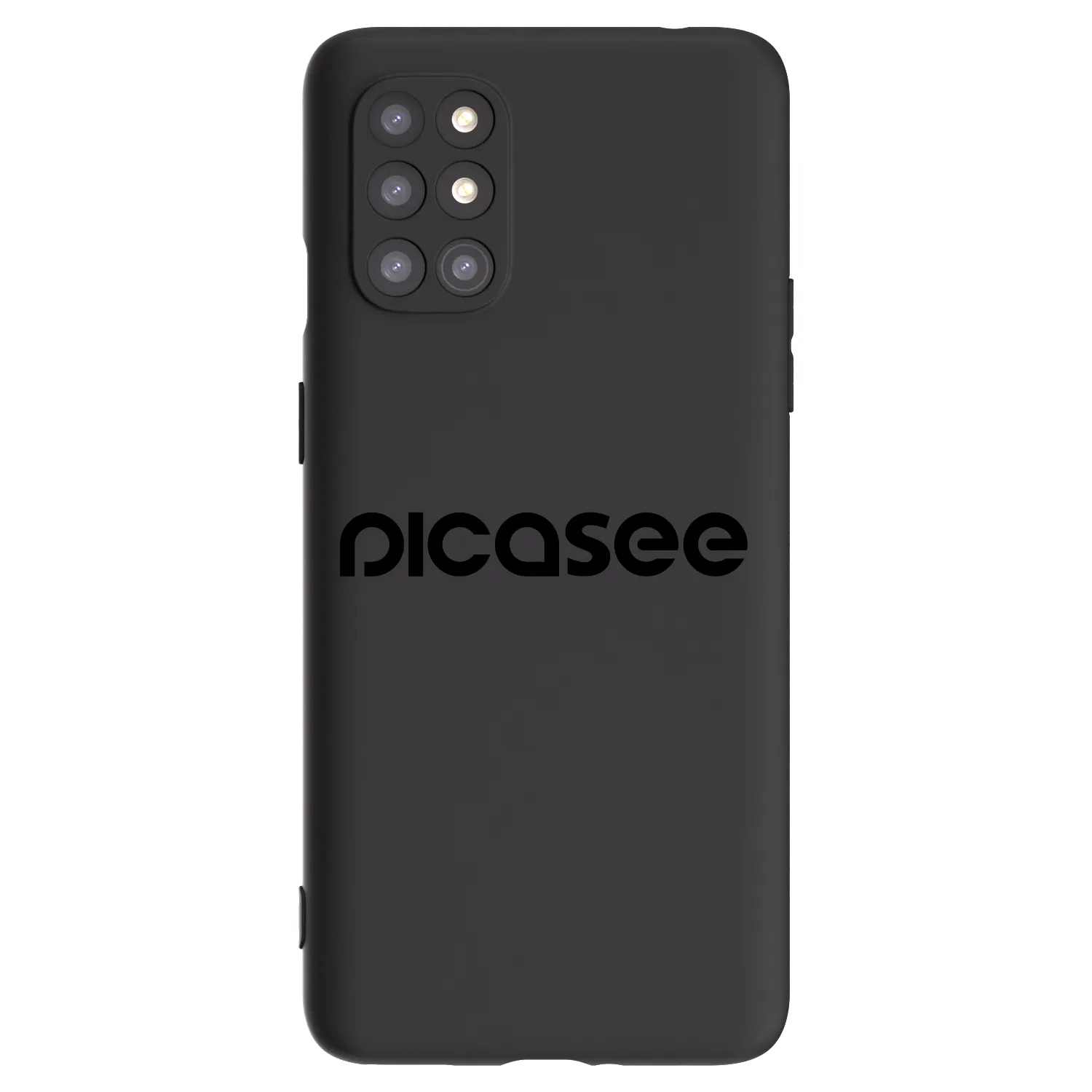 Picasee fekete szilikon tok az alábbi mobiltelefonokra OnePlus 8T - Picasee - new logo - black
