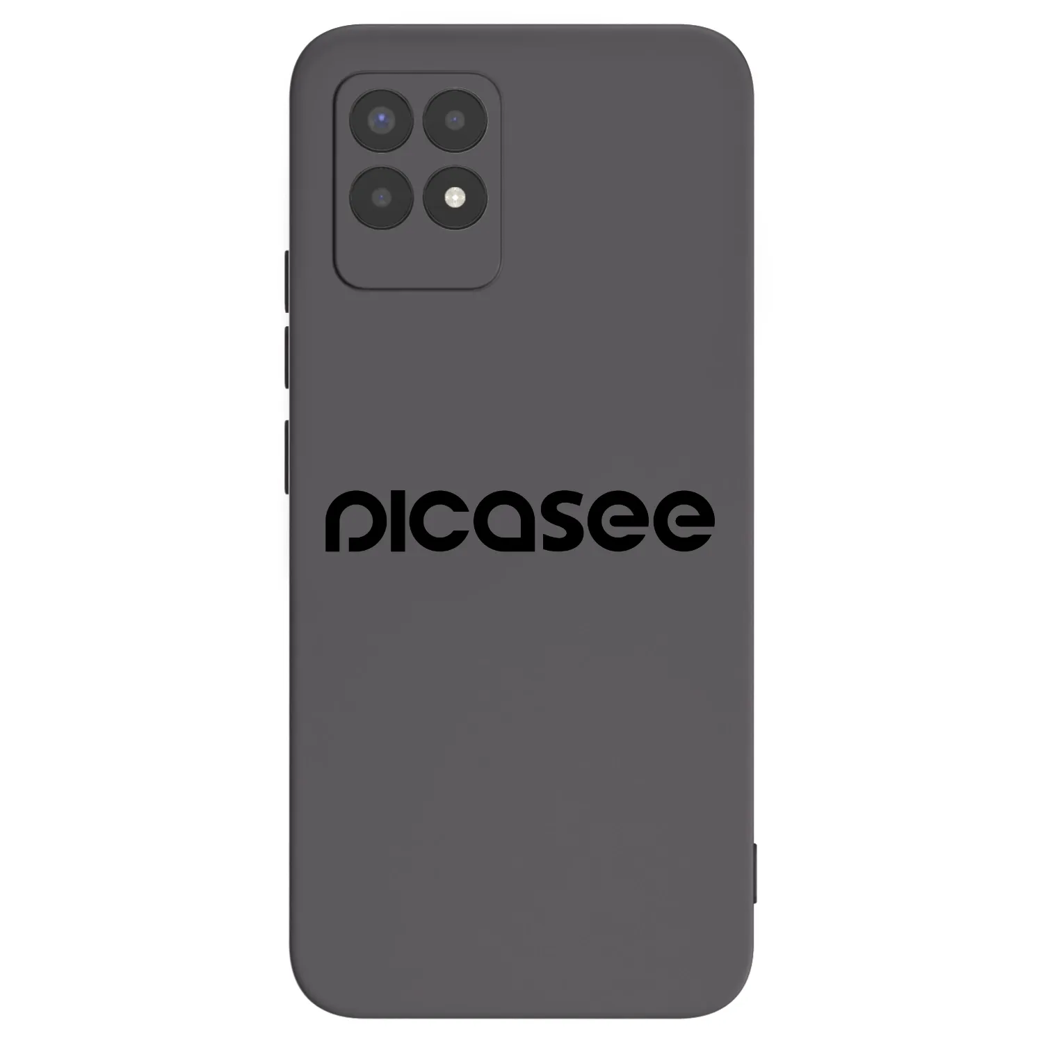 Picasee fekete szilikon tok az alábbi mobiltelefonokra Realme 8i - Picasee - new logo - black
