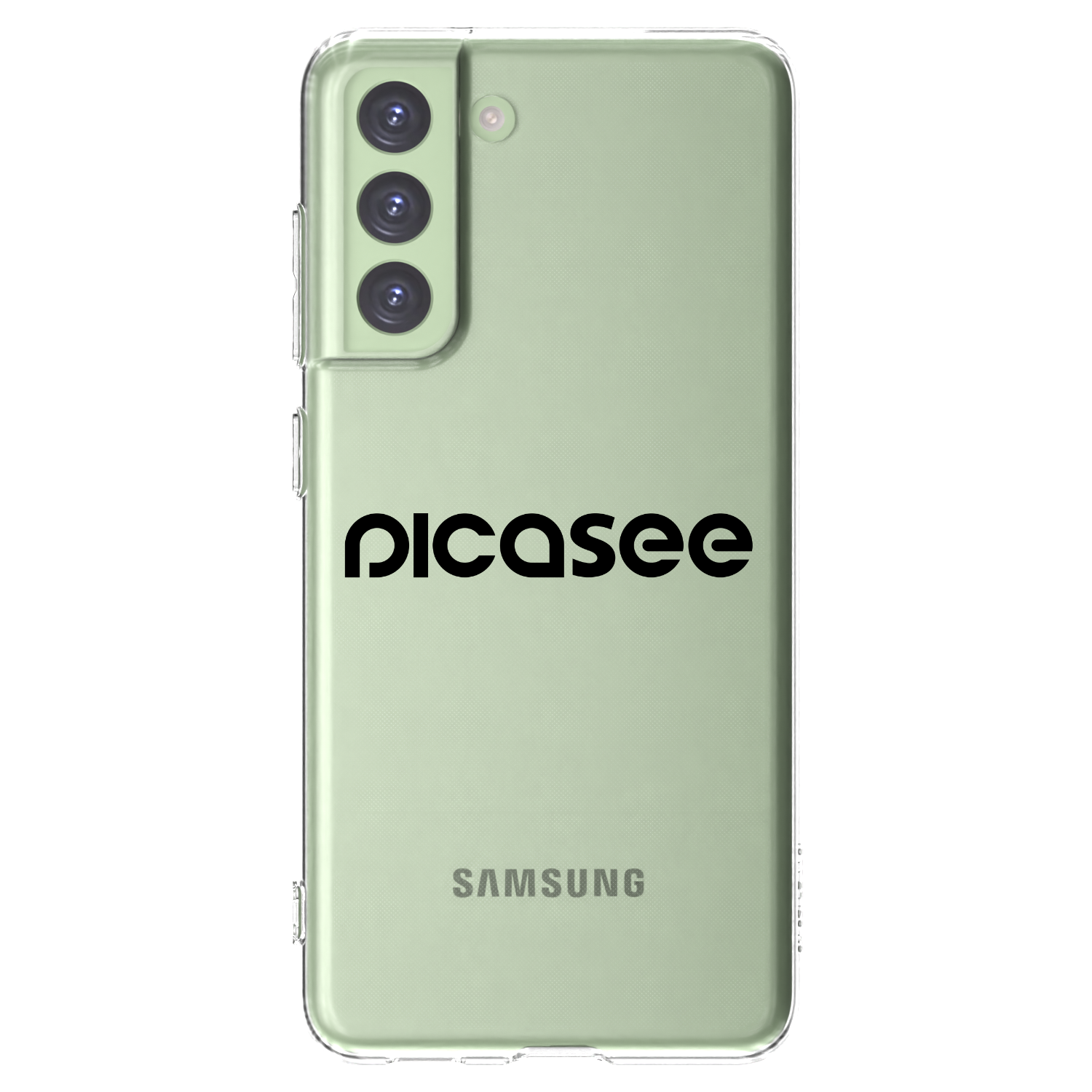 Picasee átlátszó szilikon tok az alábbi mobiltelefonokra Samsung Galaxy S21 FE 5G - Picasee - new logo - black