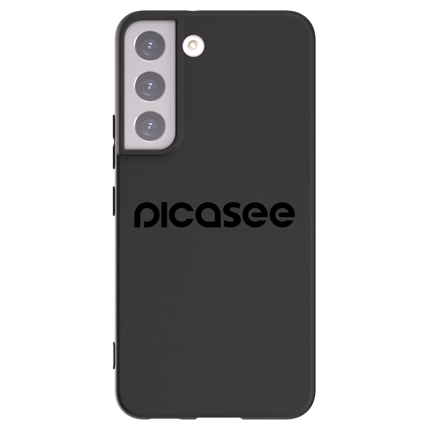 Picasee fekete szilikon tok az alábbi mobiltelefonokra Samsung Galaxy S22 5G - Picasee - new logo - black