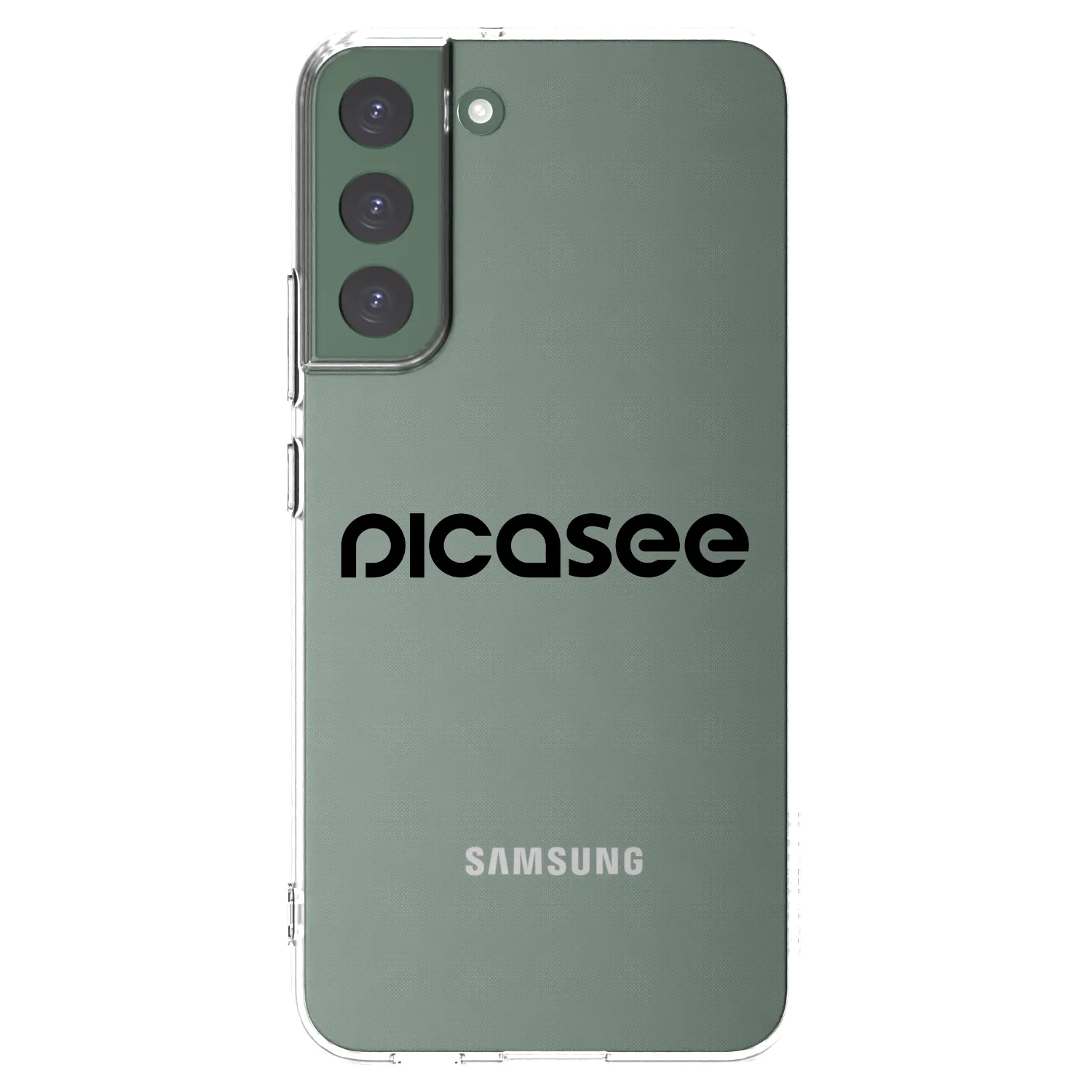Picasee átlátszó szilikon tok az alábbi mobiltelefonokra Samsung Galaxy S22+ 5G - Picasee - new logo - black