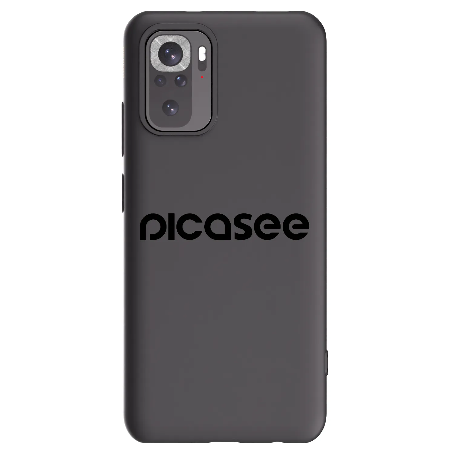 Picasee fekete szilikon tok az alábbi mobiltelefonokra Xiaomi Redmi Note 11S 4G - Picasee - new logo - black
