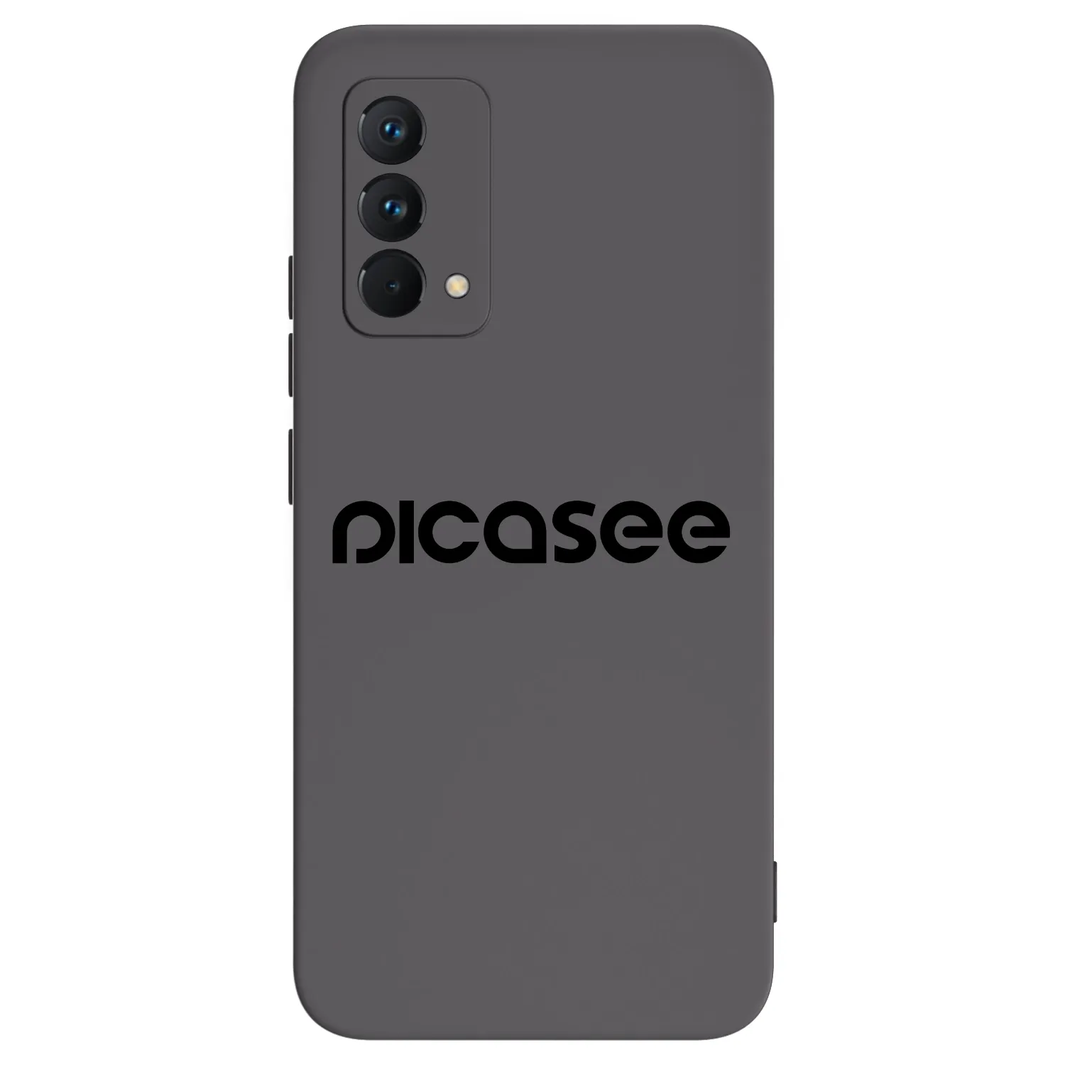 Picasee fekete szilikon tok az alábbi mobiltelefonokra Realme GT Master Edition 5G - Picasee - new logo - black
