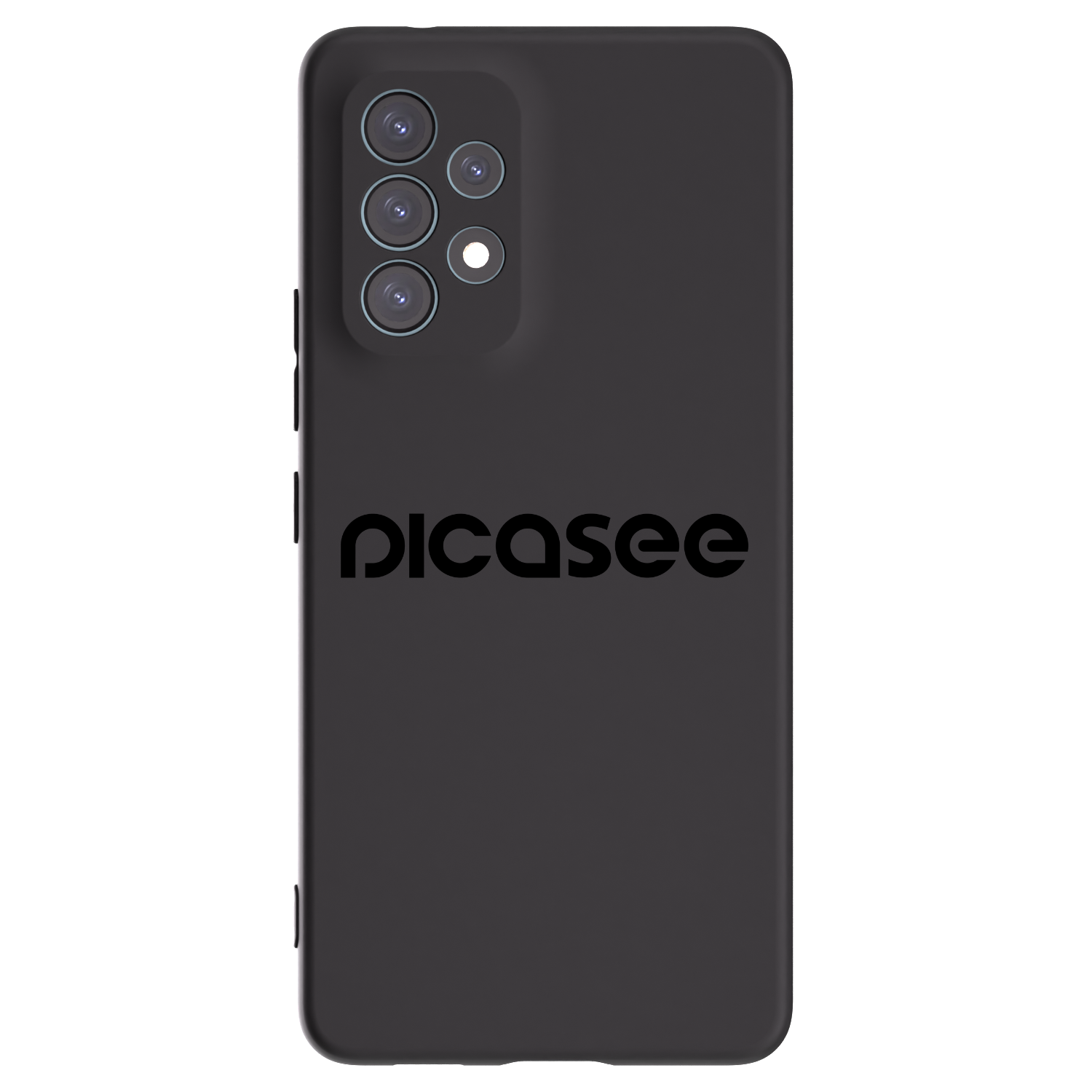 Picasee fekete szilikon tok az alábbi mobiltelefonokra Samsung Galaxy A53 5G A536 - Picasee - new logo - black