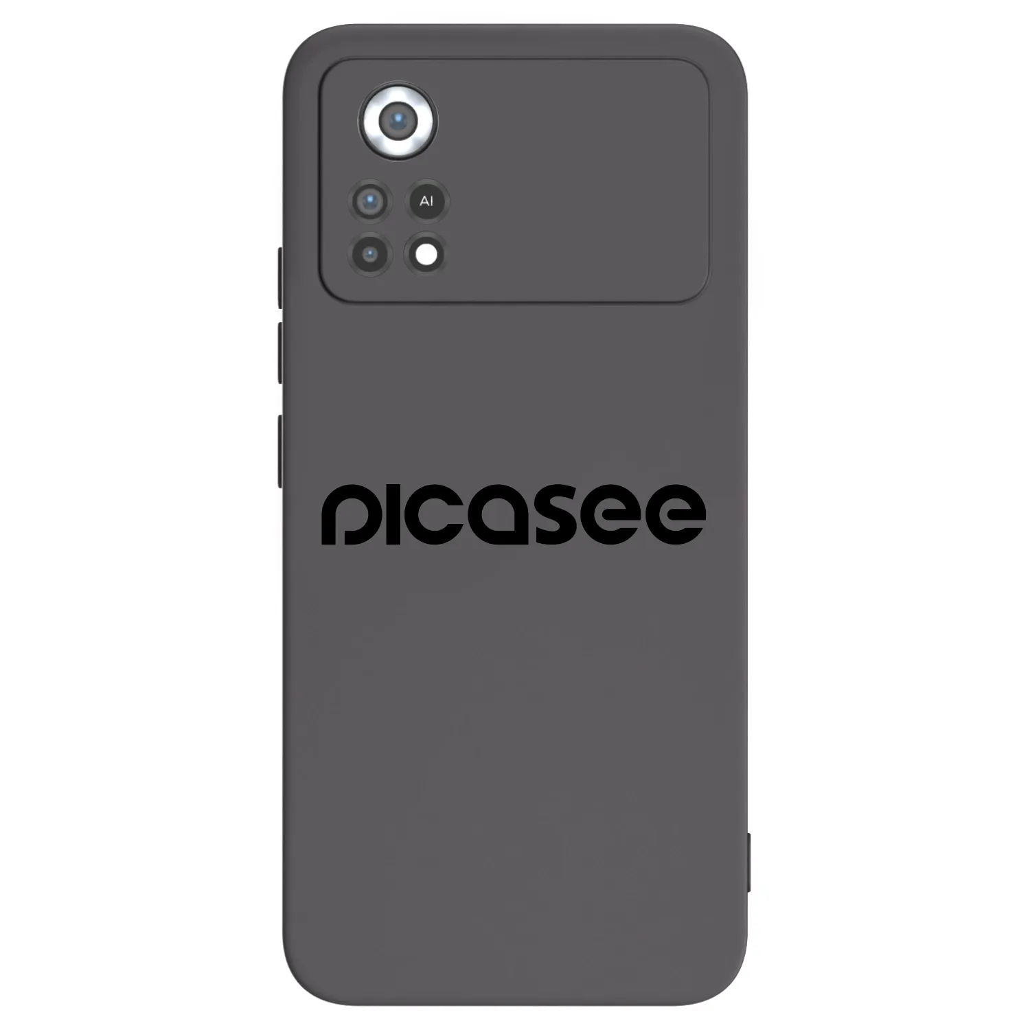 Picasee fekete szilikon tok az alábbi mobiltelefonokra Xiaomi Poco X4 Pro 5G - Picasee - new logo - black