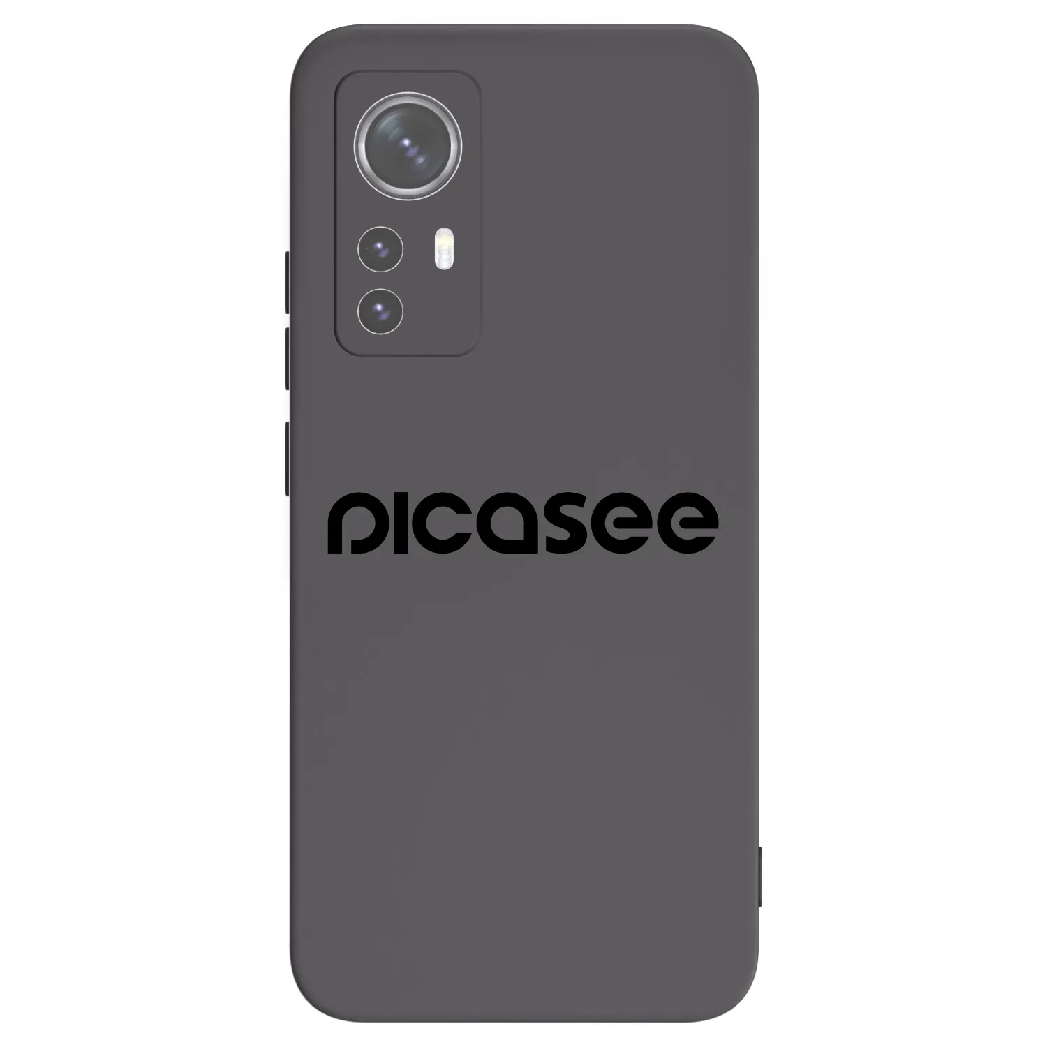 Picasee fekete szilikon tok az alábbi mobiltelefonokra Xiaomi 12 - Picasee - new logo - black