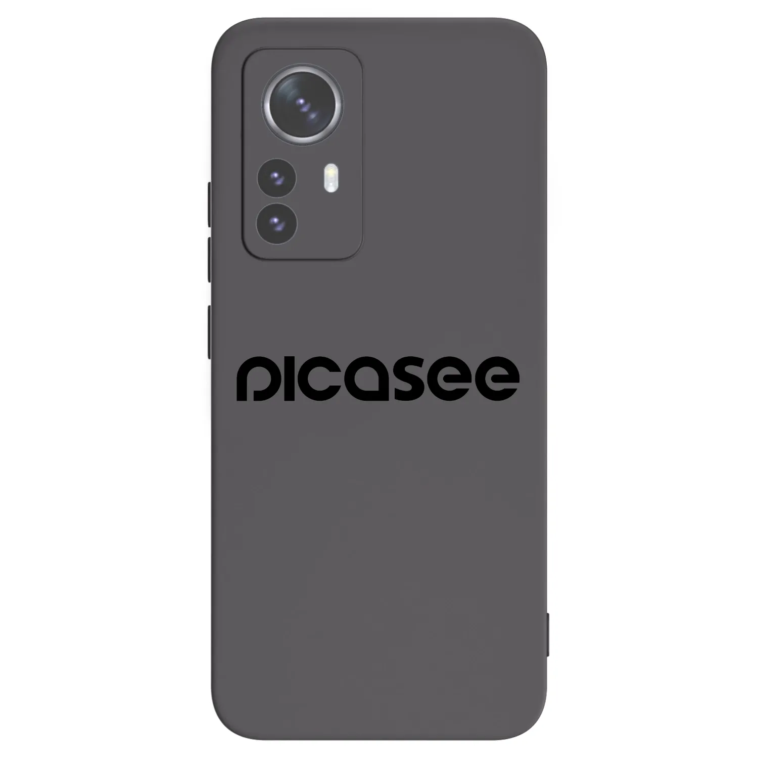 Picasee fekete szilikon tok az alábbi mobiltelefonokra Xiaomi 12 Pro - Picasee - new logo - black