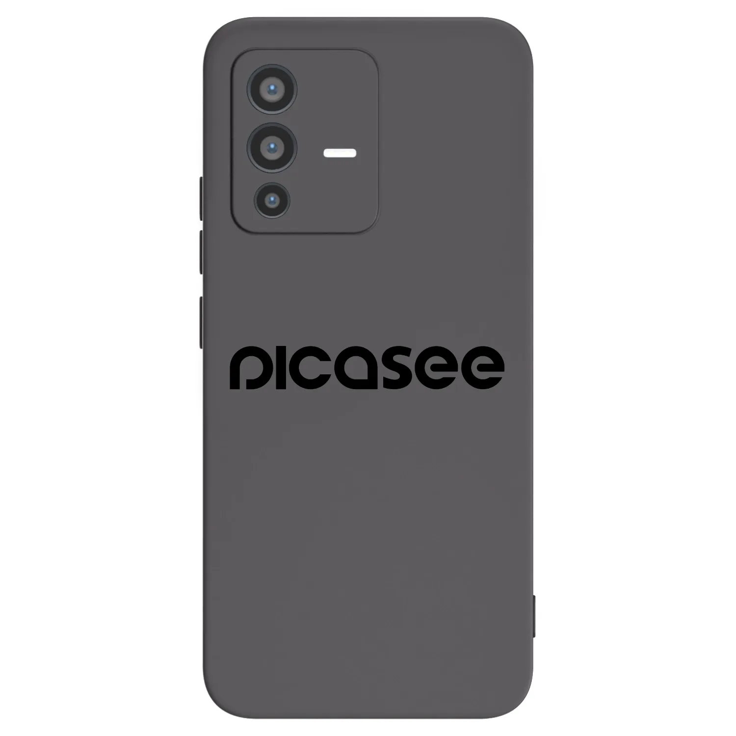 Picasee fekete szilikon tok az alábbi mobiltelefonokra Vivo V23 5G - Picasee - new logo - black