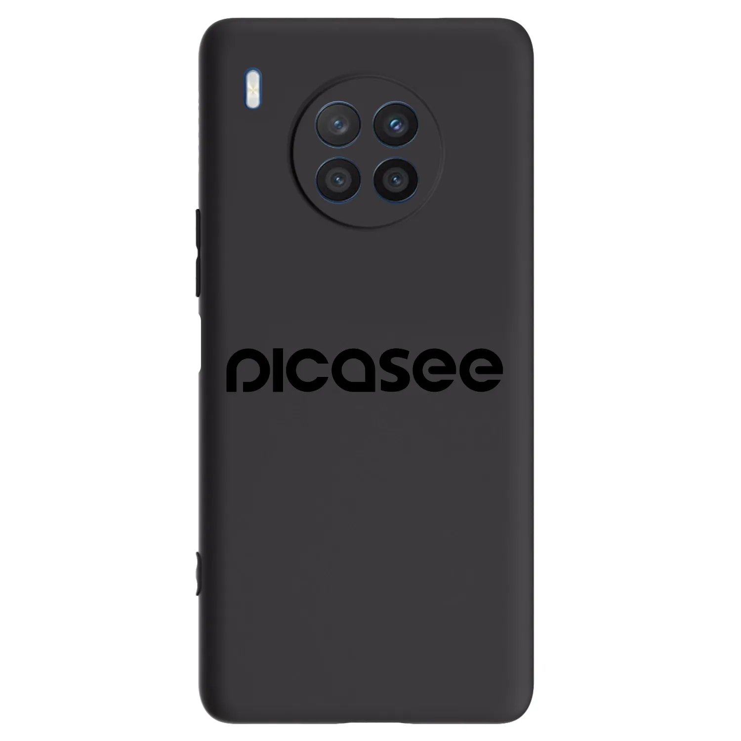 Picasee fekete szilikon tok az alábbi mobiltelefonokra Honor 50 Lite - Picasee - new logo - black