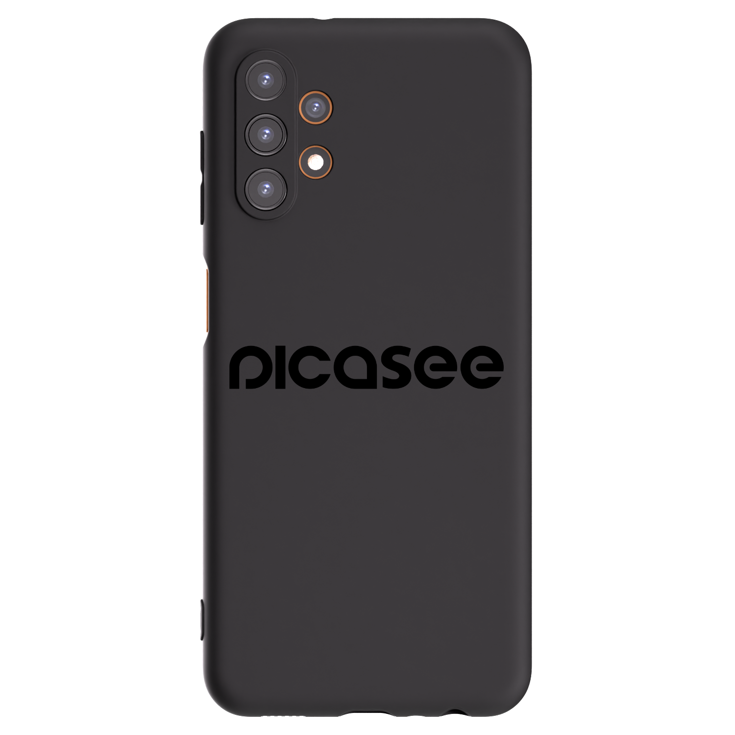 Picasee fekete szilikon tok az alábbi mobiltelefonokra Samsung Galaxy A13 4G A135 - Picasee - new logo - black