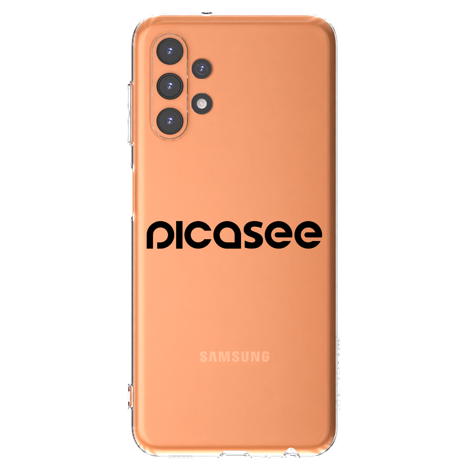 Picasee átlátszó szilikon tok az alábbi mobiltelefonokra Samsung Galaxy A13 4G A135 - Picasee - new logo - black
