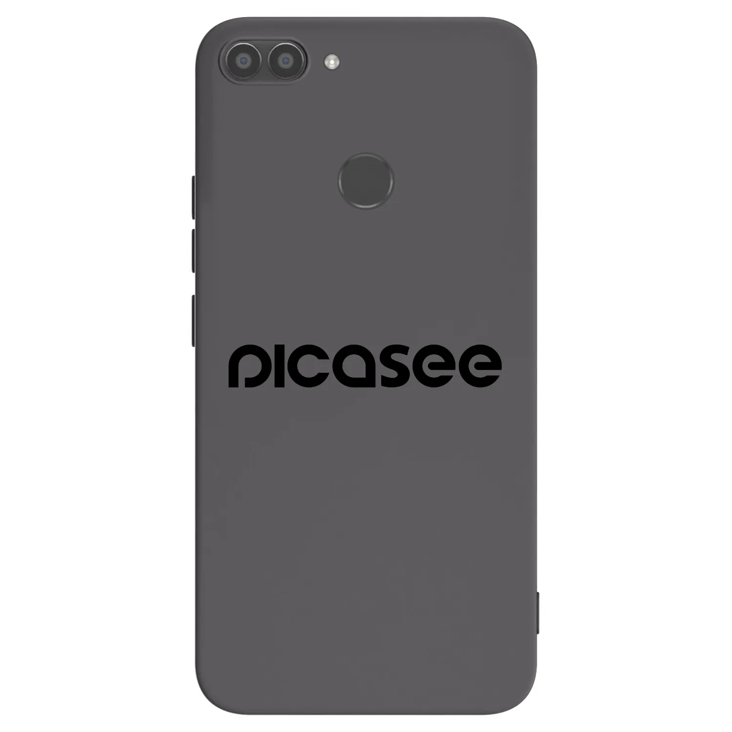 Picasee fekete szilikon tok az alábbi mobiltelefonokra Huawei P Smart - Picasee - new logo - black