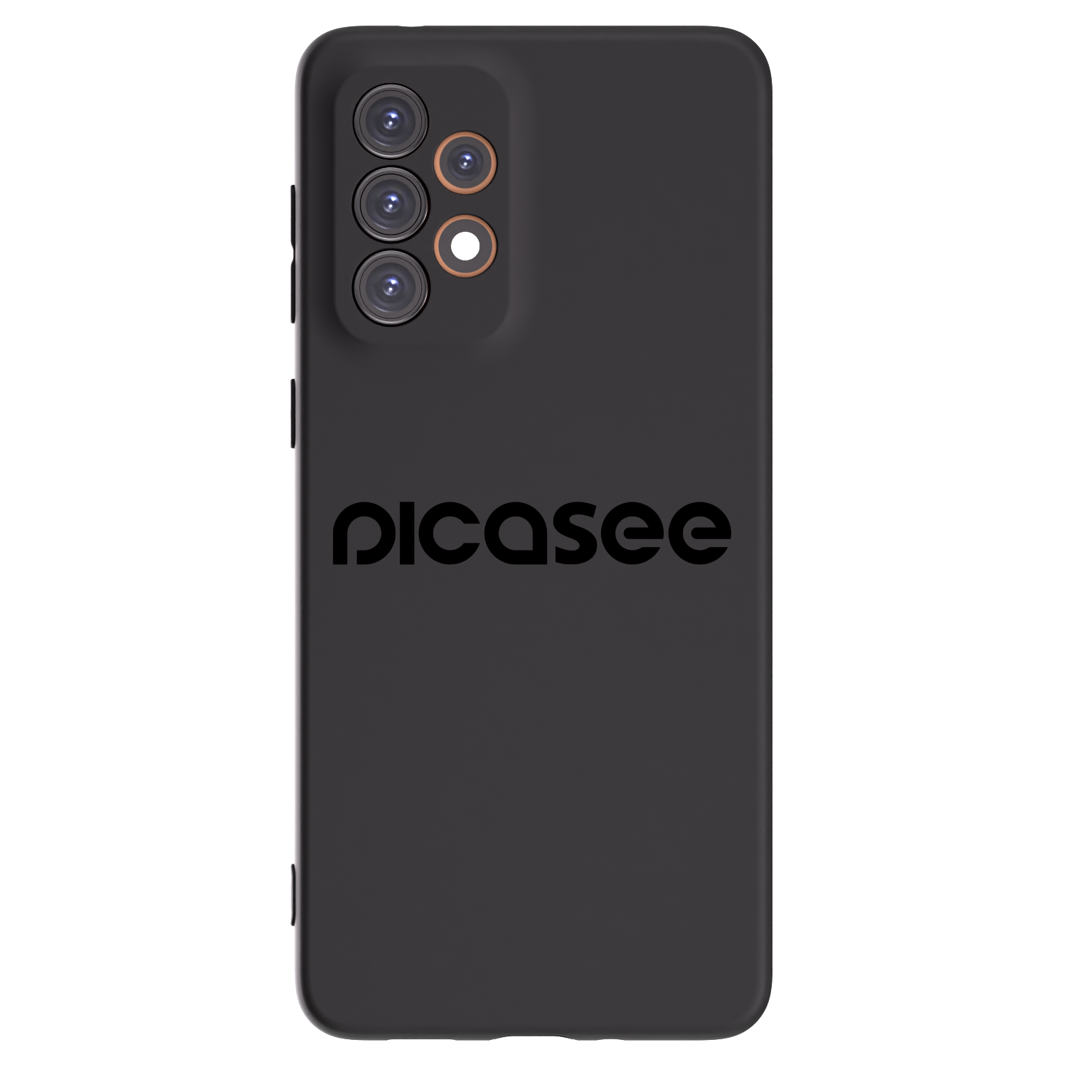 Picasee fekete szilikon tok az alábbi mobiltelefonokra Samsung Galaxy A33 5G A336 - Picasee - new logo - black