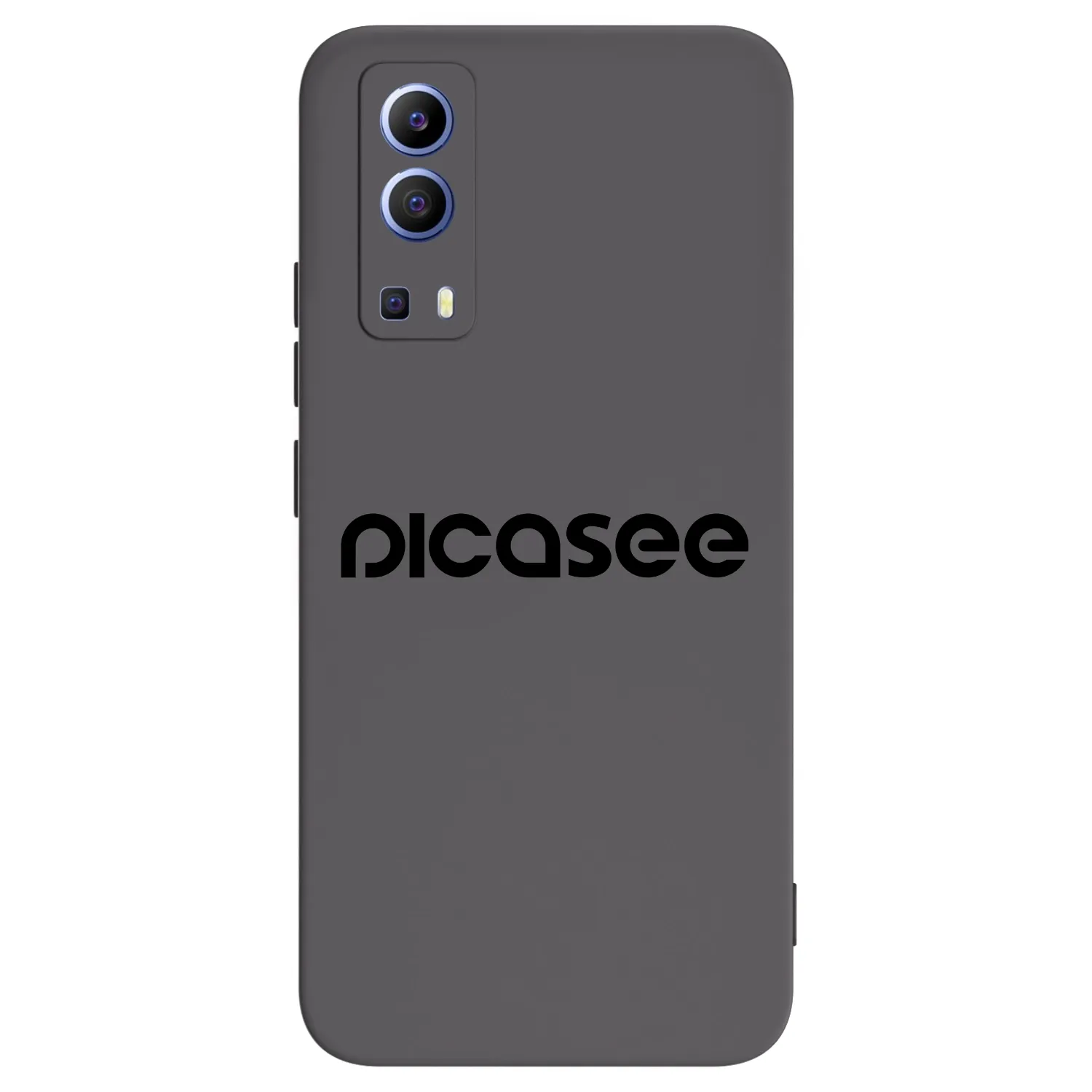 Picasee fekete szilikon tok az alábbi mobiltelefonokra Vivo Y52 5G - Picasee - new logo - black