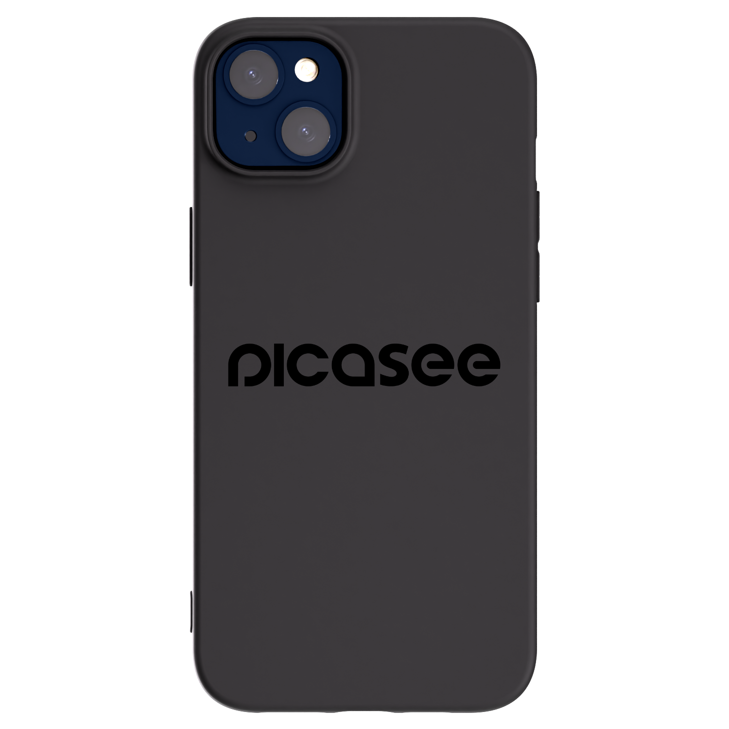 Picasee fekete szilikon tok az alábbi mobiltelefonokra Apple iPhone 14 Plus - Picasee - new logo - black