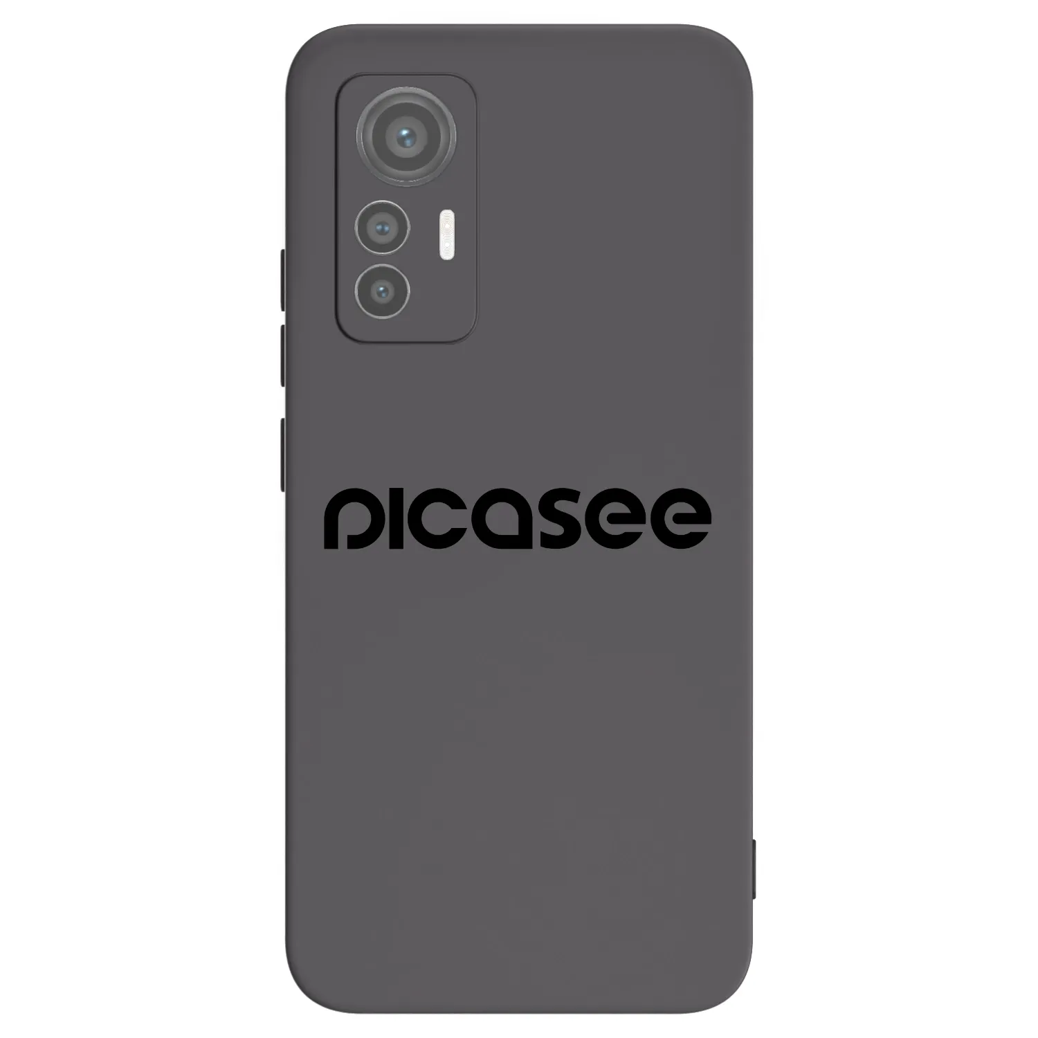 Picasee fekete szilikon tok az alábbi mobiltelefonokra Xiaomi 12 Lite - Picasee - new logo - black