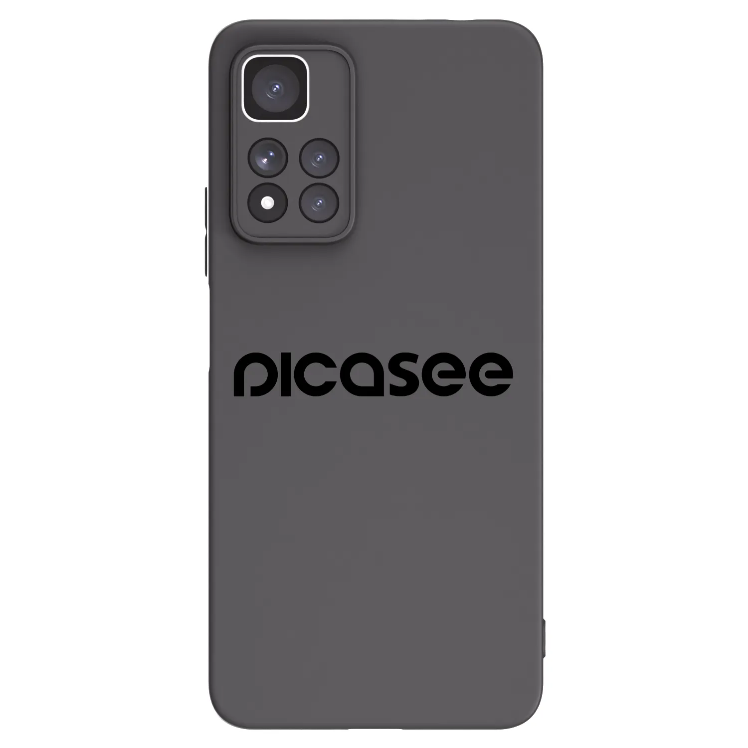 Picasee fekete szilikon tok az alábbi mobiltelefonokra Xiaomi Redmi Note 11 Pro+ 5G - Picasee - new logo - black