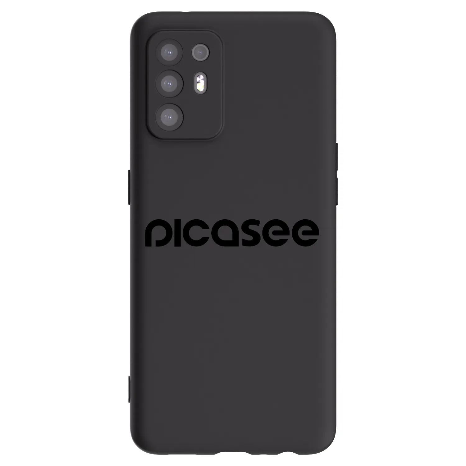 Picasee fekete szilikon tok az alábbi mobiltelefonokra OPPO A94 5G - Picasee - new logo - black