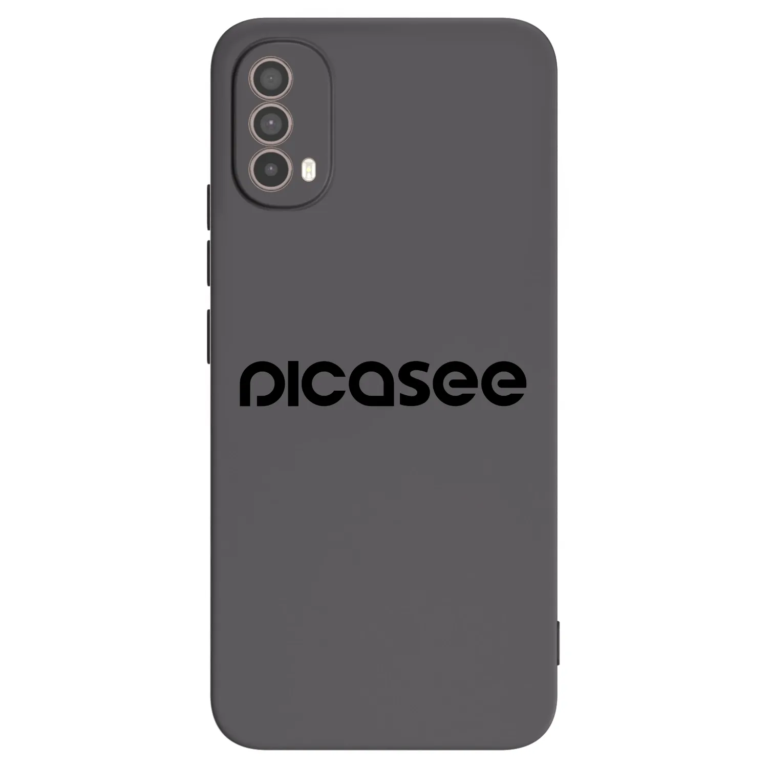 Picasee fekete szilikon tok az alábbi mobiltelefonokra Motorola Moto E40 - Picasee - new logo - black