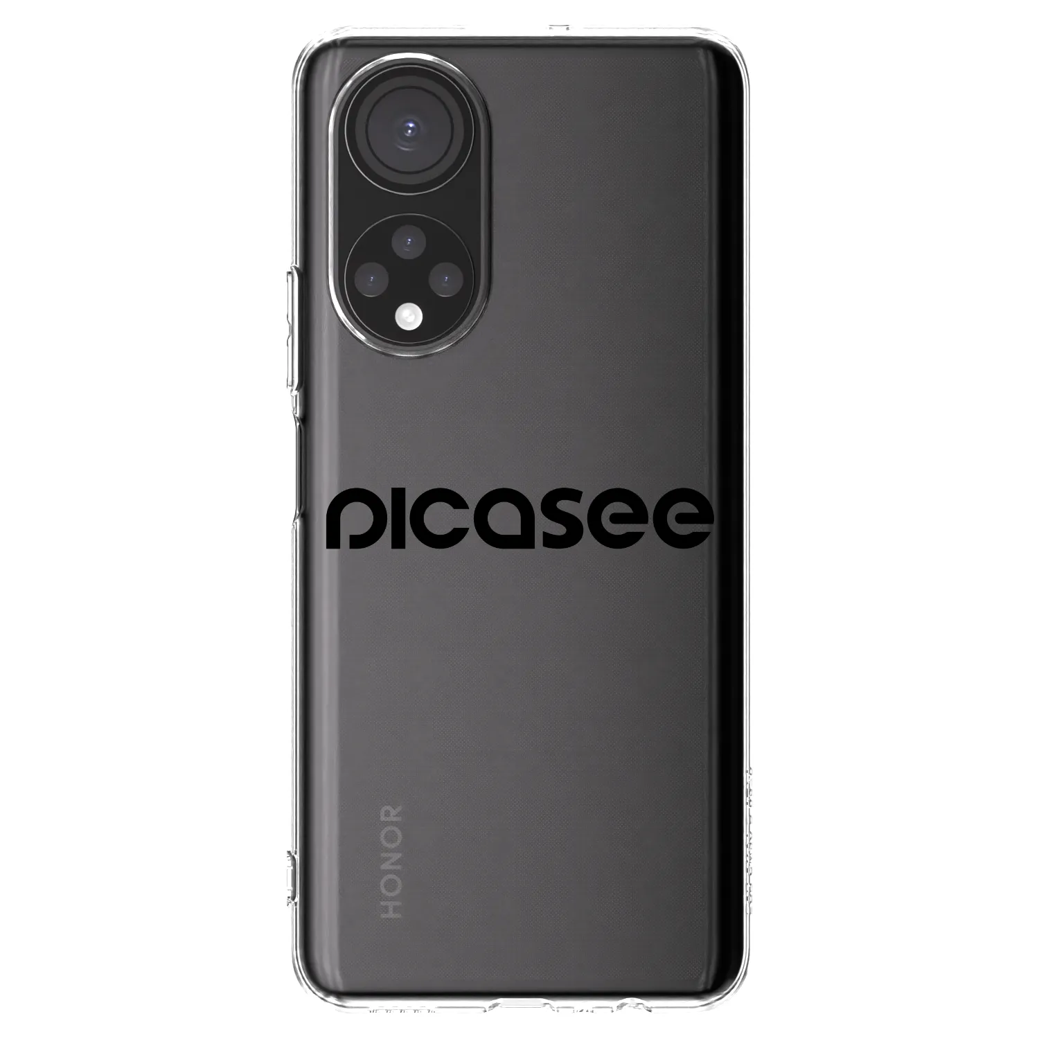 Picasee átlátszó szilikon tok az alábbi mobiltelefonokra Honor X7 - Picasee - new logo - black