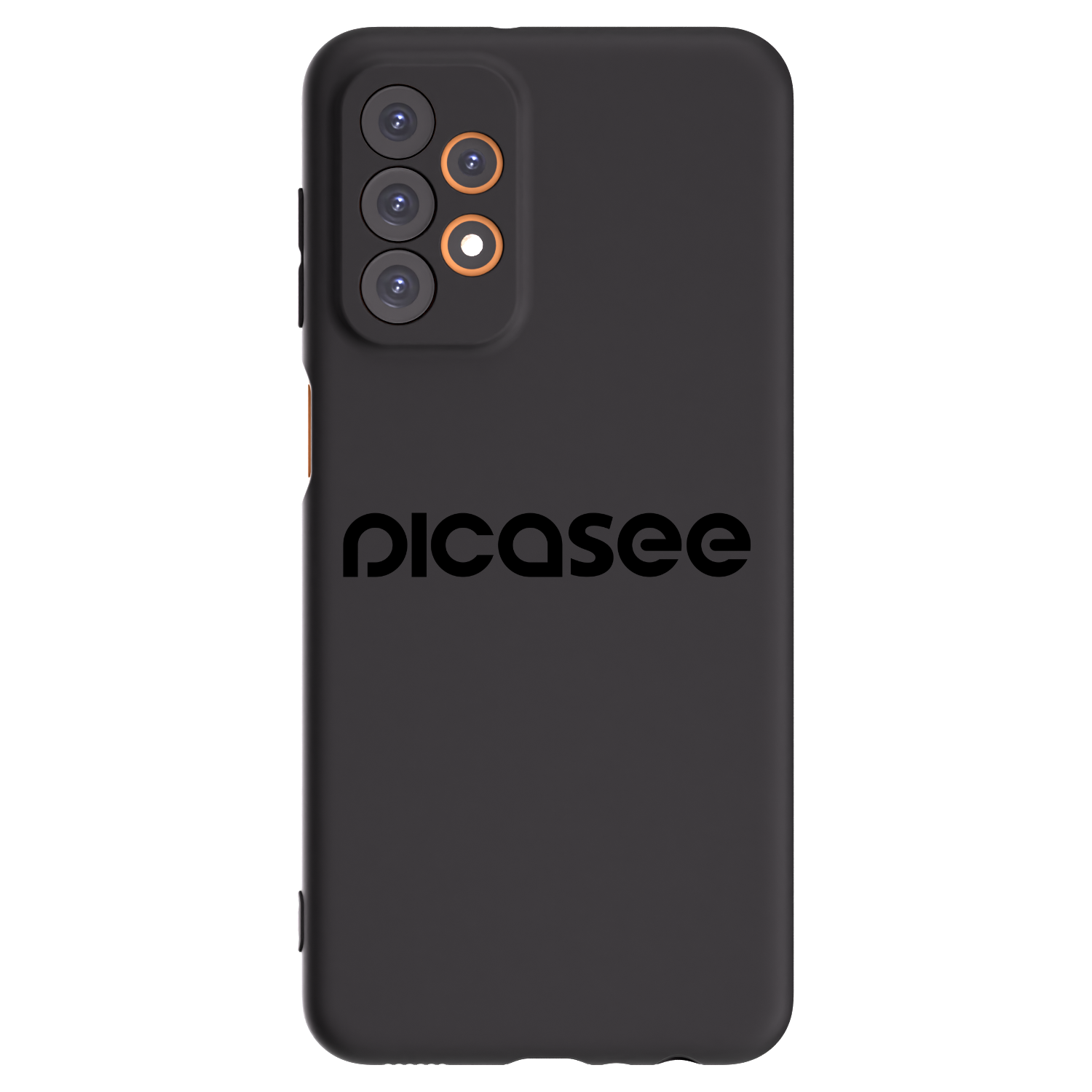 Picasee fekete szilikon tok az alábbi mobiltelefonokra Samsung Galaxy A23 A236B 5G - Picasee - new logo - black