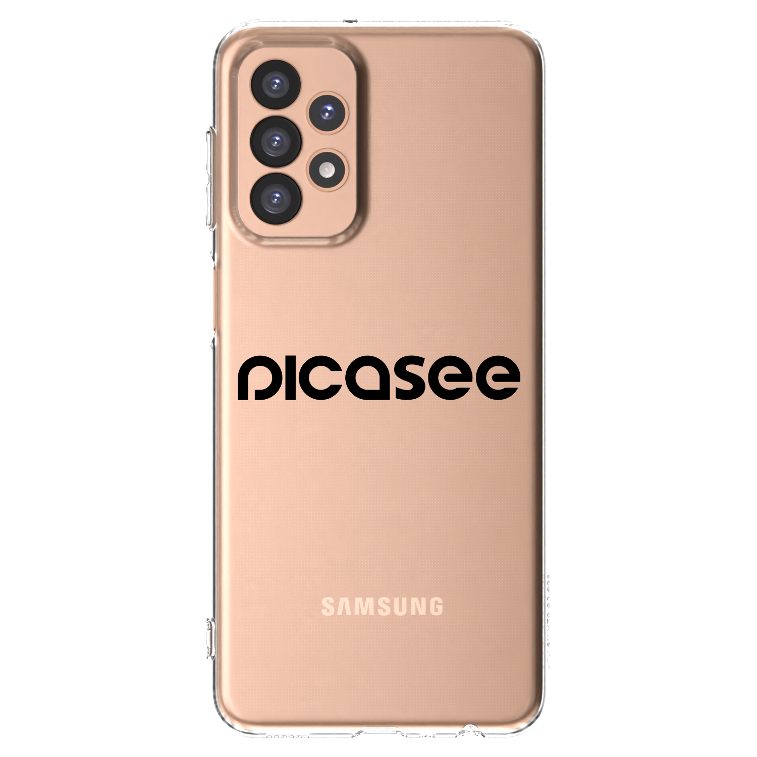 Picasee átlátszó szilikon tok az alábbi mobiltelefonokra Samsung Galaxy A23 A236B 5G - Picasee - new logo - black