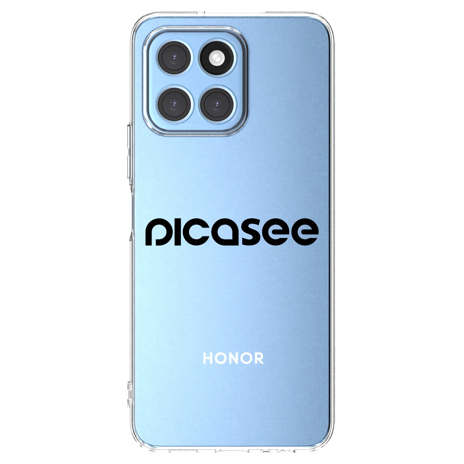 Picasee átlátszó szilikon tok az alábbi mobiltelefonokra Honor X6 - Picasee - new logo - black
