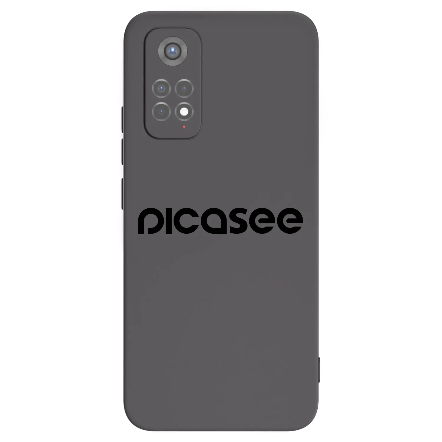 Picasee fekete szilikon tok az alábbi mobiltelefonokra Xiaomi Redmi Note 11S 5G - Picasee - new logo - black