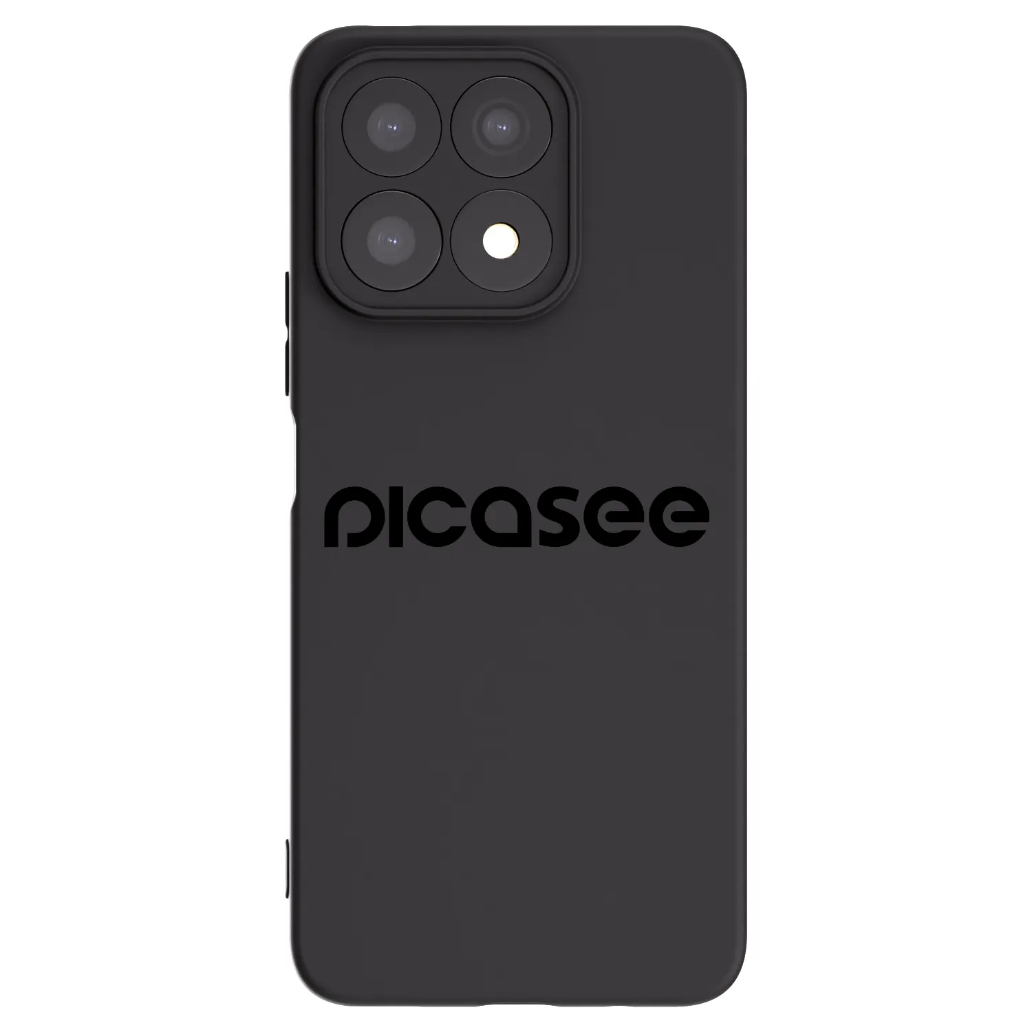 Picasee fekete szilikon tok az alábbi mobiltelefonokra Honor X8a - Picasee - new logo - black