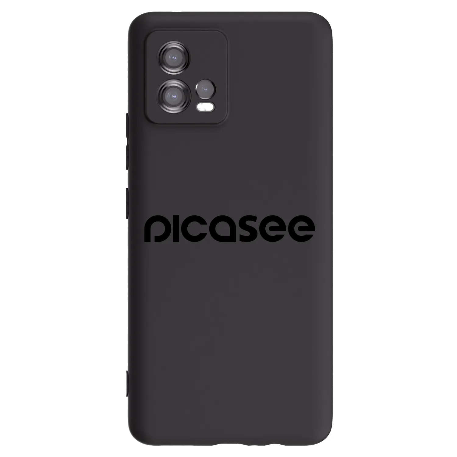 Picasee fekete szilikon tok az alábbi mobiltelefonokra Motorola Moto G72 - Picasee - new logo - black