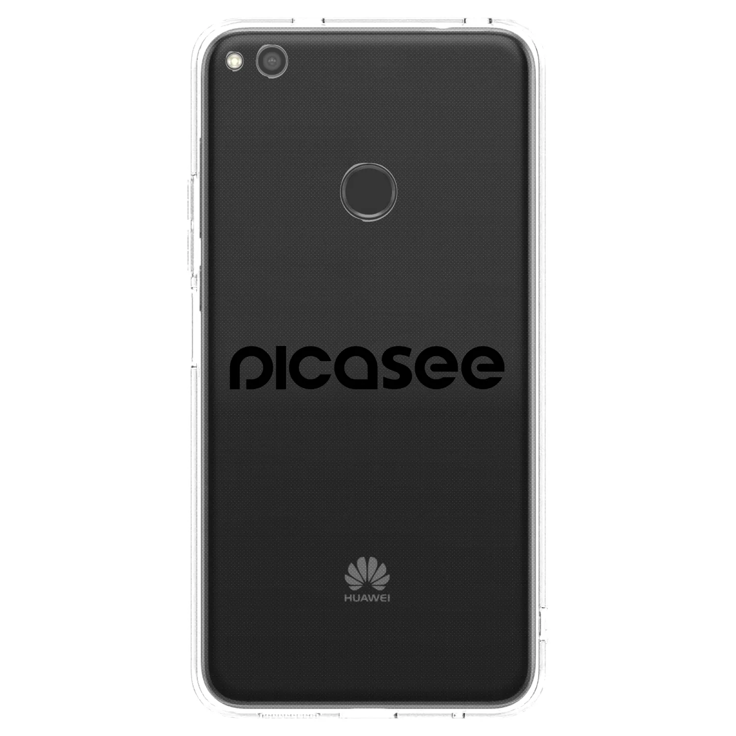 Picasee átlátszó szilikon tok az alábbi mobiltelefonokra Huawei P9 Lite 2017 - Picasee - new logo - black